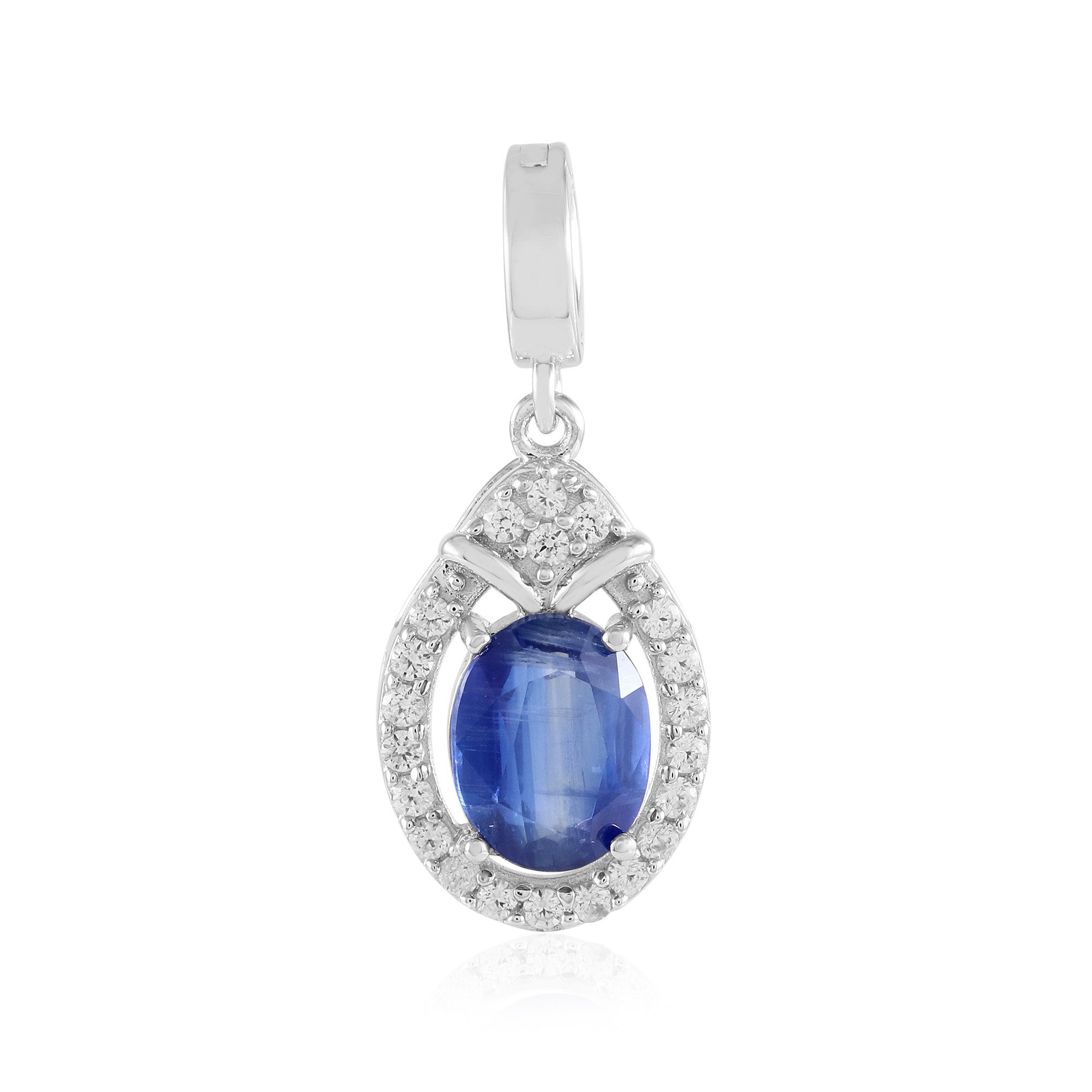 Cavill Kettenanhänger Nepalesischer Kyanit Silber-Anhänger, 2,106 ct (1-tlg)