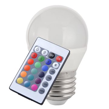 etc-shop LED Pendelleuchte, Leuchtmittel inklusive, Warmweiß, Farbwechsel, Decken Lampe grau Fernbedienung Wohn Zimmer Hänge Leuchte