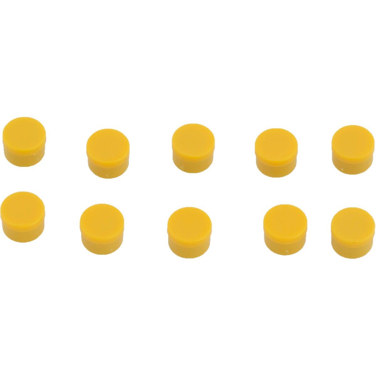 Ultradex Magnet Magnete rund 10mm VE=10 Stück gelb