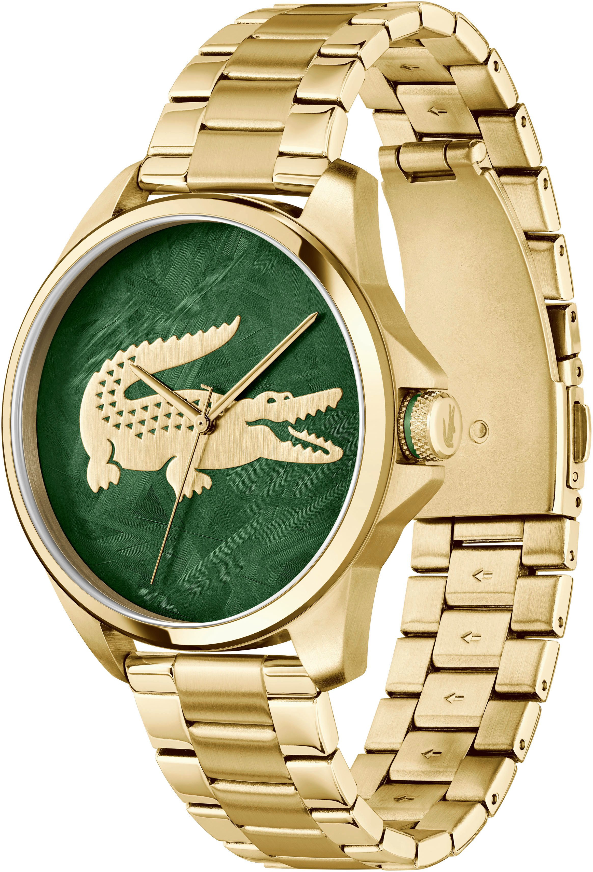 Lacoste Quarzuhr LE CROC 2011394, Armbanduhr, Herrenuhr, Edelstahlarmband, günstig online kaufen