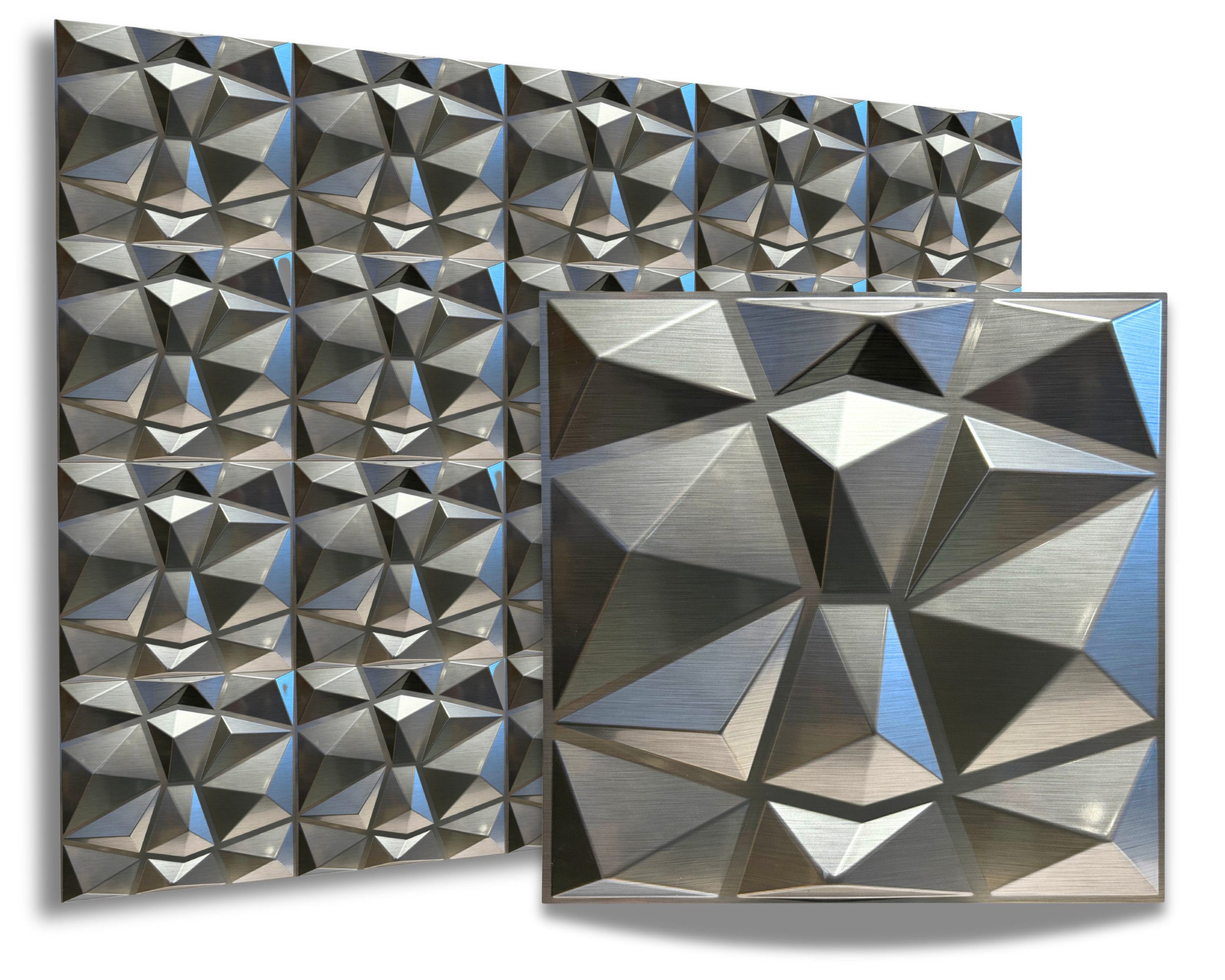 IKHEMalarka 3D Wandpaneel 3D Paneele PVC Kunststoffpaneele, BxL: 50,00x50,0 günstig online kaufen