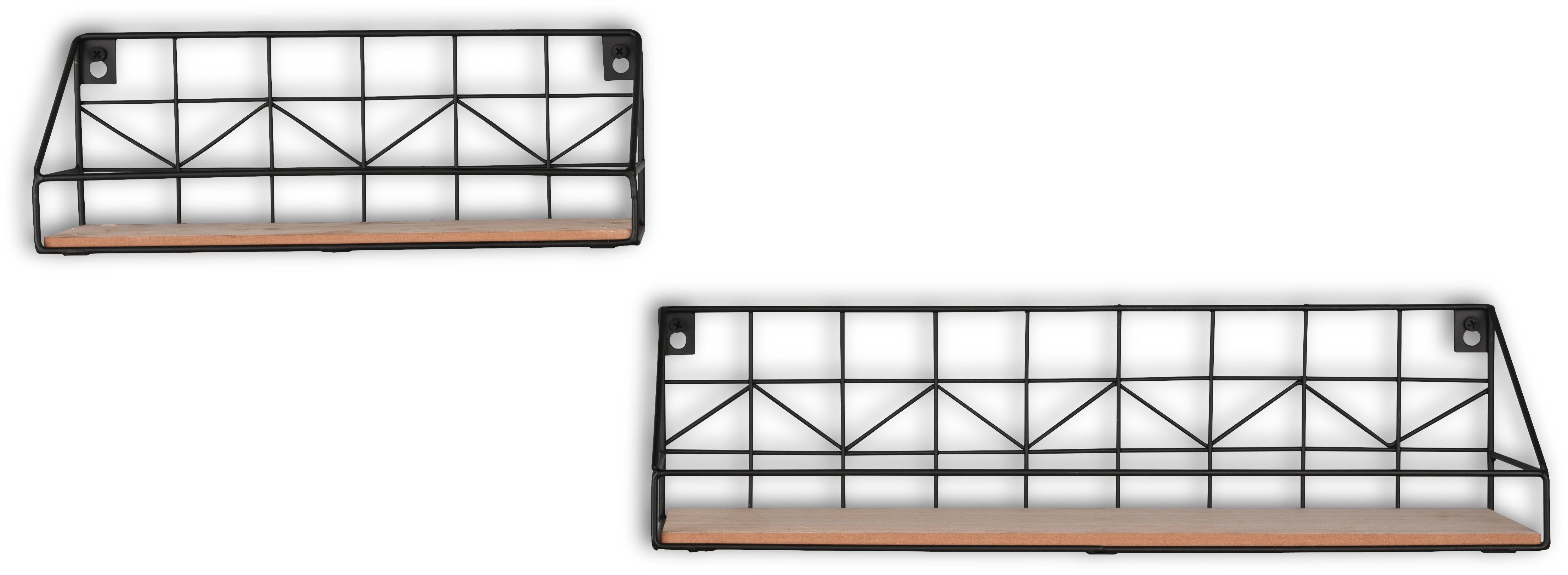 MIRRORS AND MORE Ablageregal FANNY, Set 2-tlg., Wandregalset. € 44,99