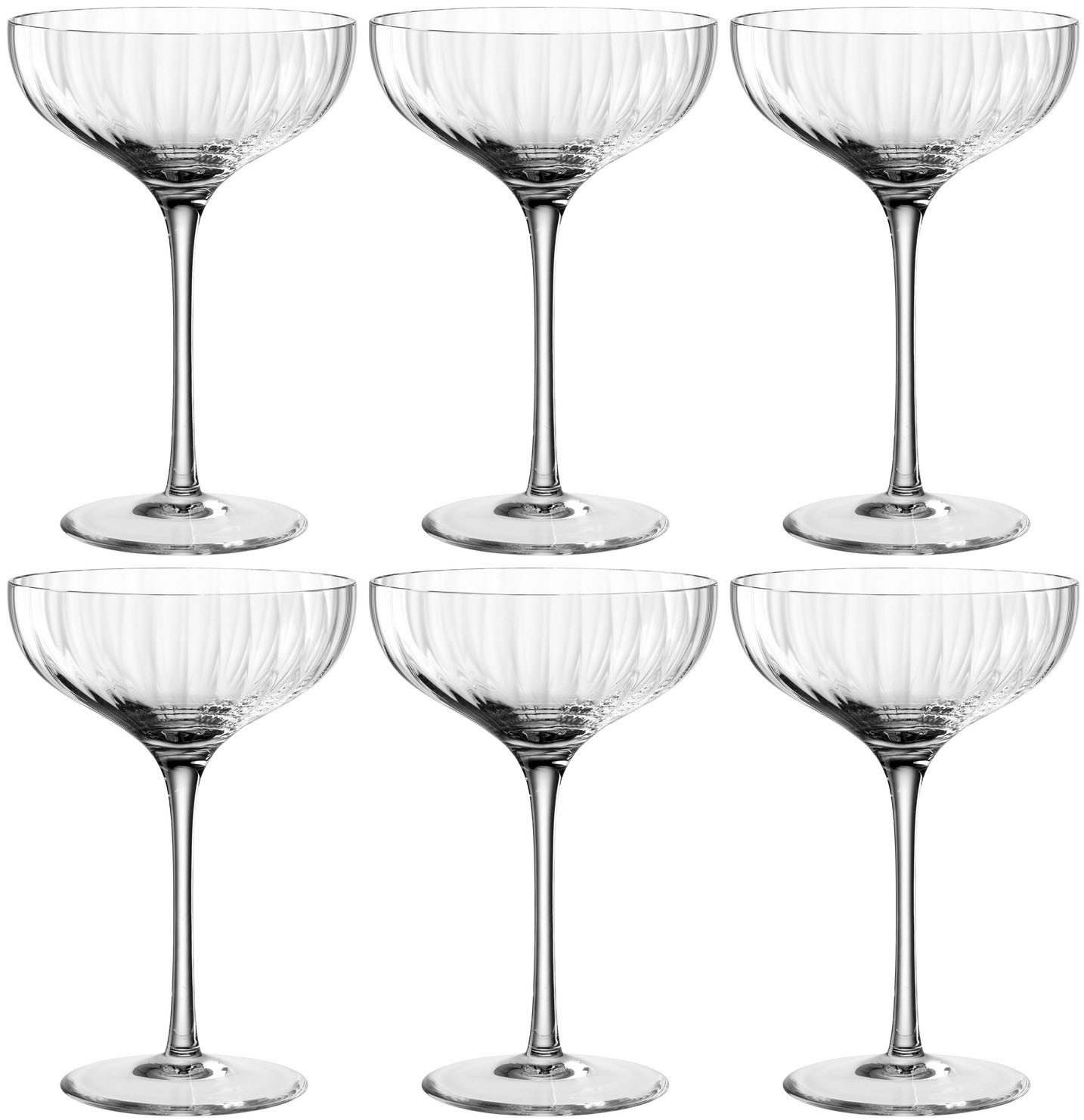 LEONARDO Champagnerglas POESIA, 6-tlg., Kristallglas, 260 ml, 6-teilig