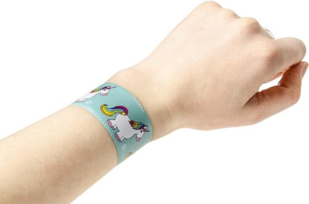 LG Designs Ketten KLAPARMBAND und Regenbogen, Armband Schnapparmbänder, Set Einhorn (12-tlg)