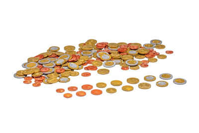 Wissner® aktiv lernen Lernspielzeug Spielgeld Münzen großer Satz (160 Münzen) (160-St)
