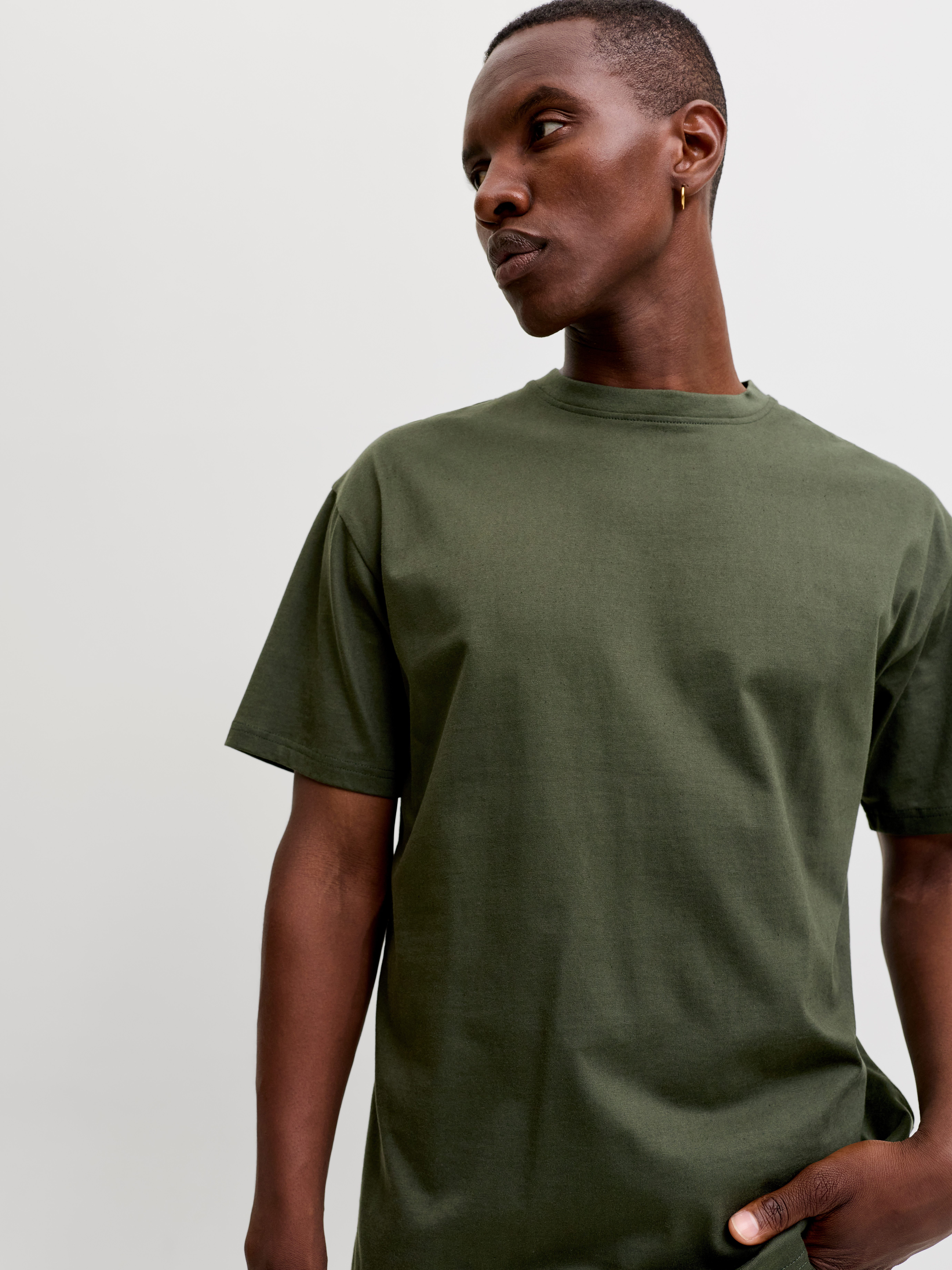 Jack & Jones Rundhalsshirt JJEORGANIC RELAXED TEE SS O-NECK NOOS Baumwolle, relaxed fit – Bild 2 von 5
