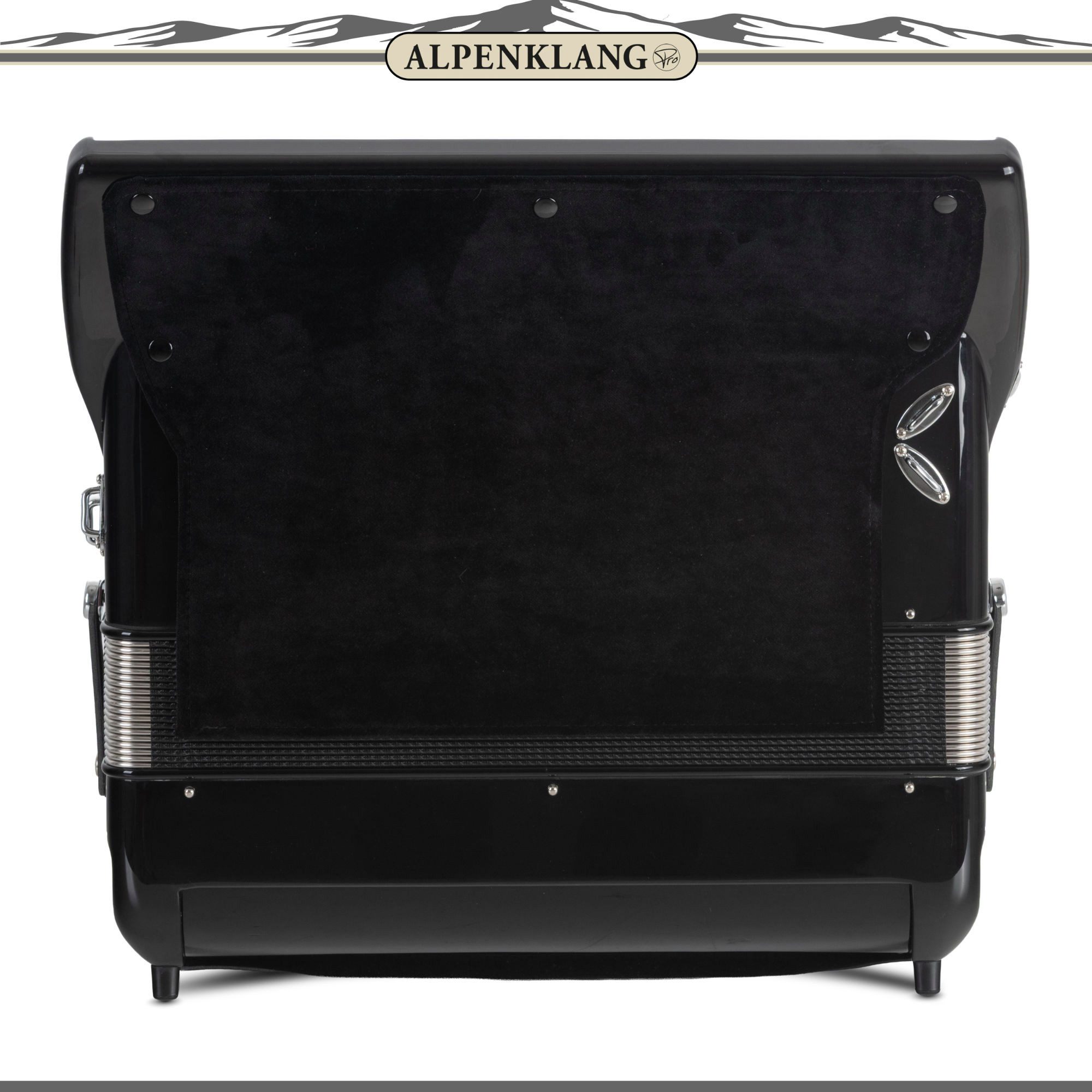Alpenklang Knopf-Akkordeon Alpenklang Pro Akkordeon IV 96 CM Elite Schwarz