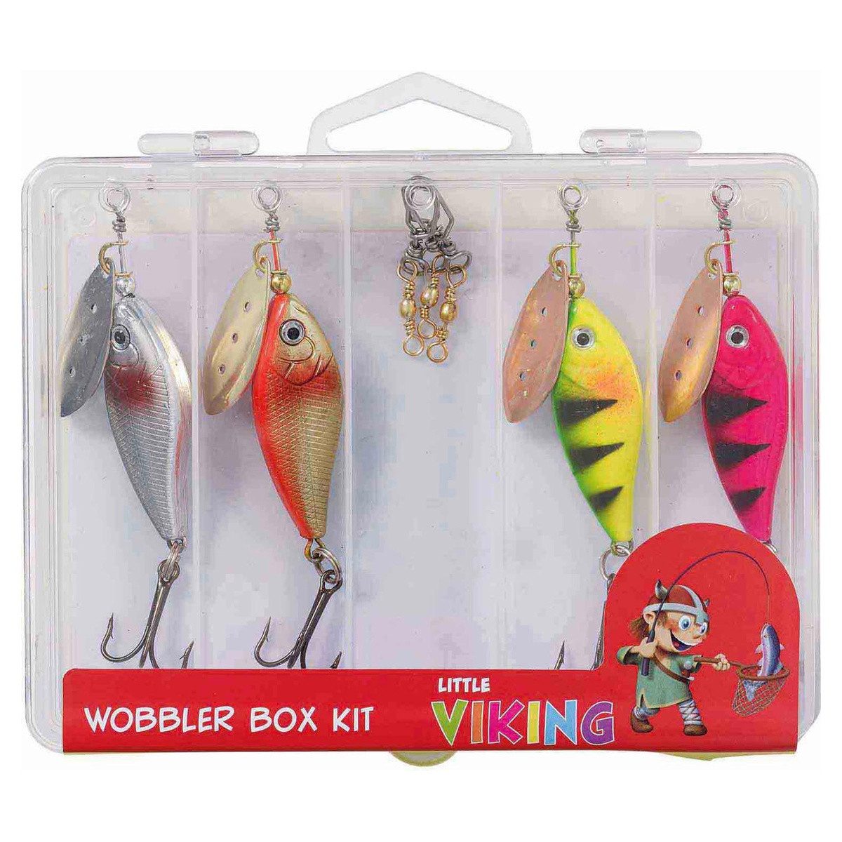 Kinetic Kunstköder Little Viking Wobbler Box Kit 9Pcs