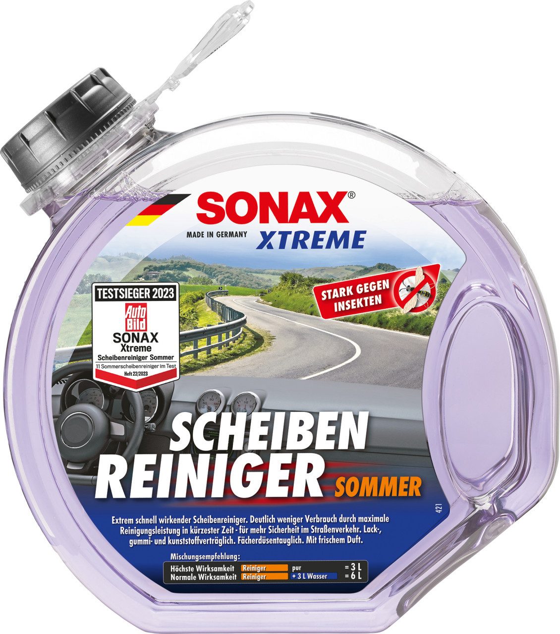 Sonax Xtreme Scheibenreiniger Sommer Konzentrat Scheibenreiniger