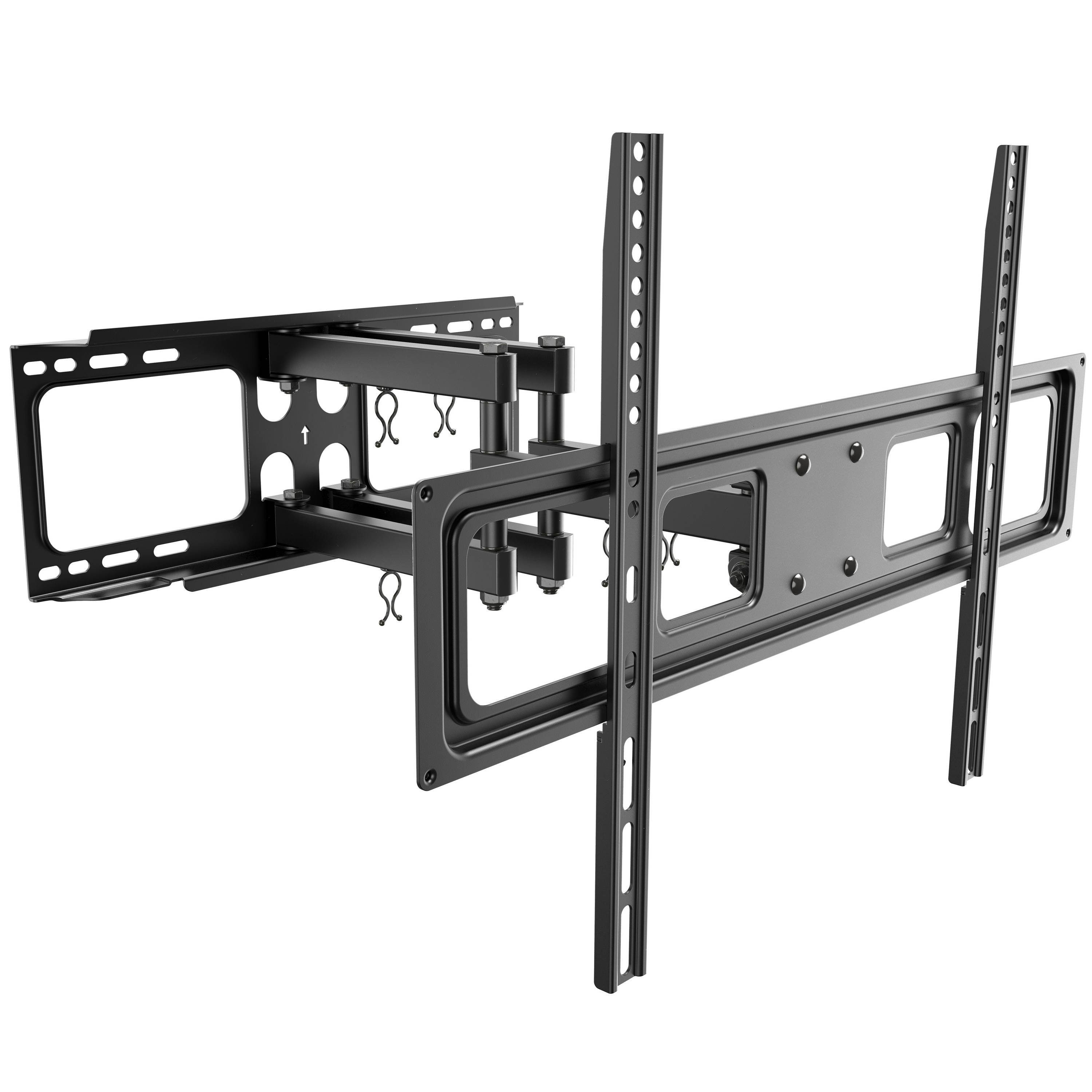 RICOO TV-Wandhalterung TV Wandhalterung 37"-70" mit Schwenk- und Neigefunktion S5264, (bis 70 Zoll, VESA 300x200 bis 600x400, 1-tlg., 40 kg Belastbarkeit, 37"-70" (93-178 cm) Bildschirm-Diagonale, bis 120° schwenkbar, +15/-5° neigbar ausziehbar Halter)