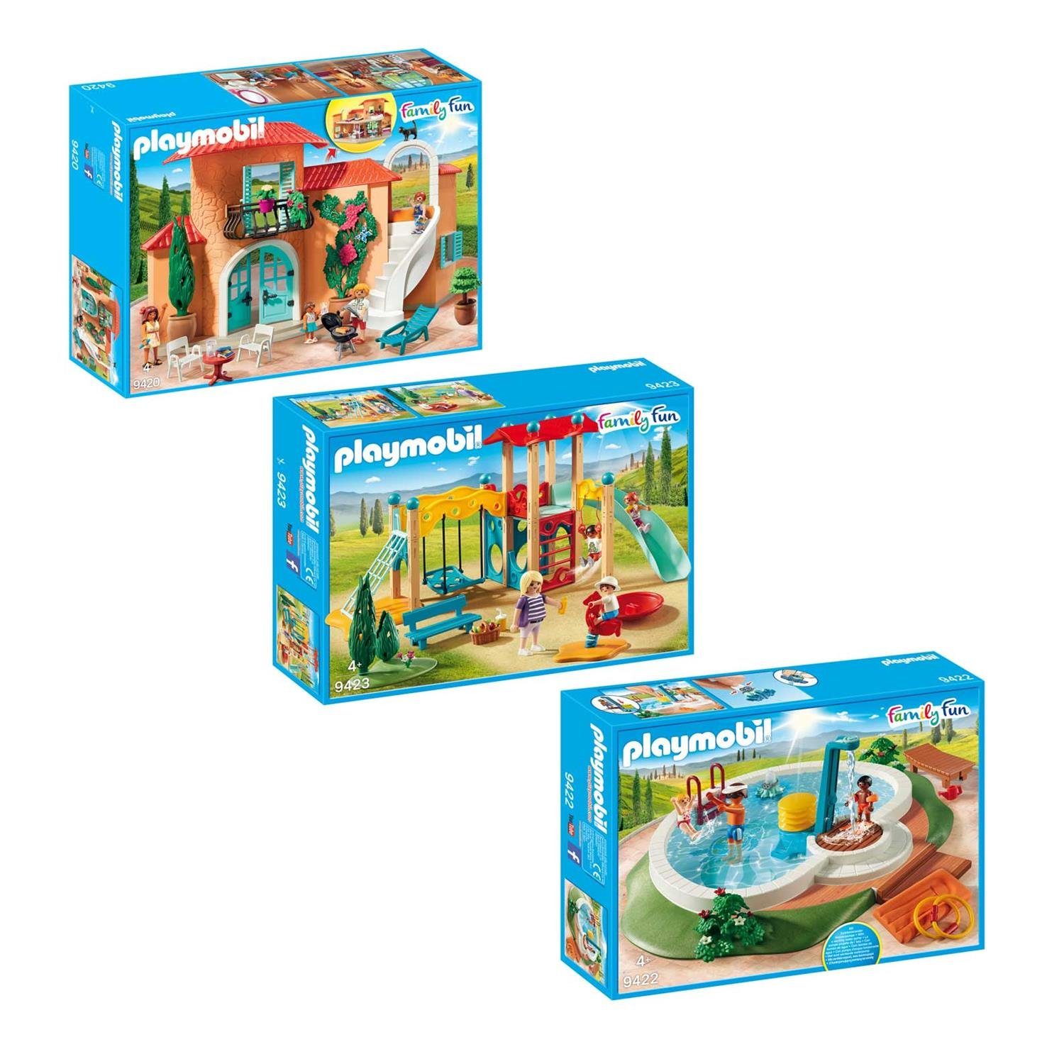 Playmobil® Spielbausteine 9420-22-23 Family Fun Set 3, 9420 + 9422 + 9423