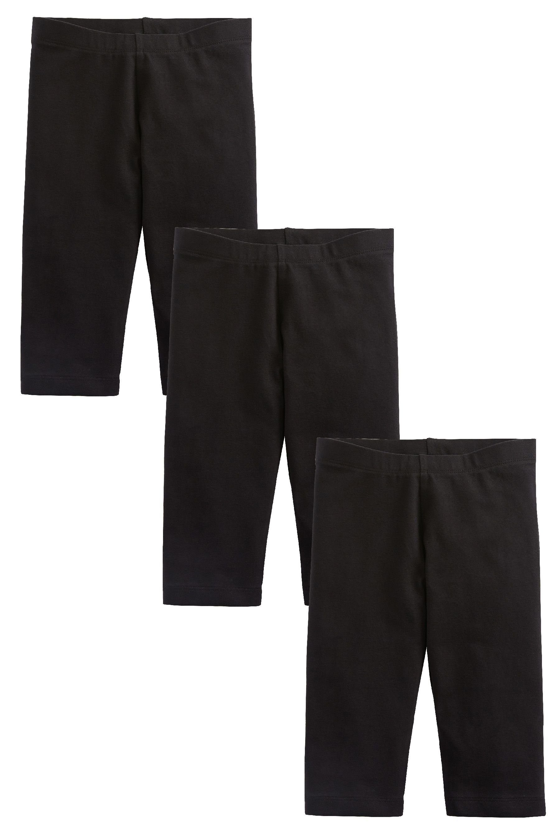 Next Caprileggings Crop Fit Leggings (3 bis 16 Jahre), 3er-Pack (3-tlg)