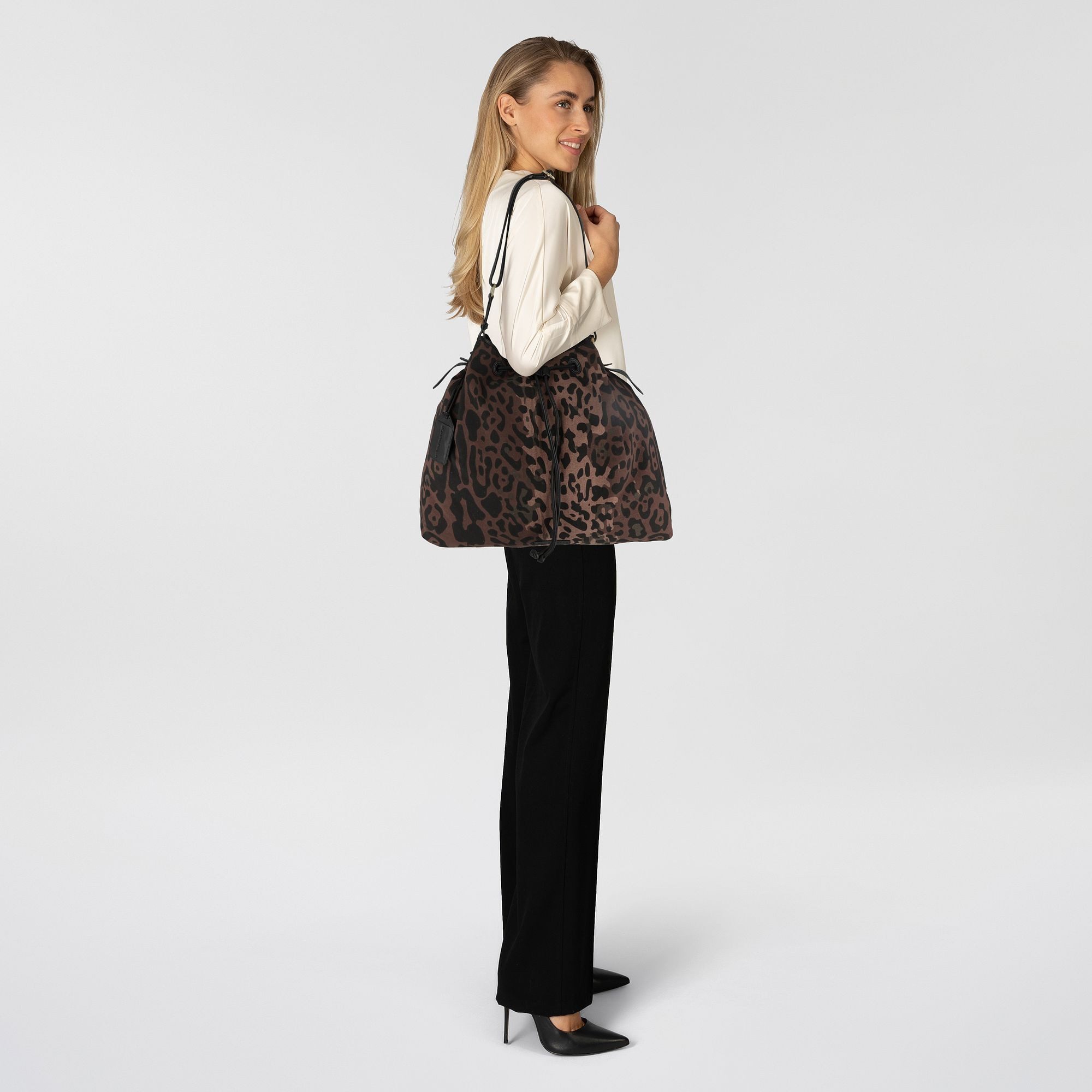 Cowboysbag Shopper Leopard chic, Canvas