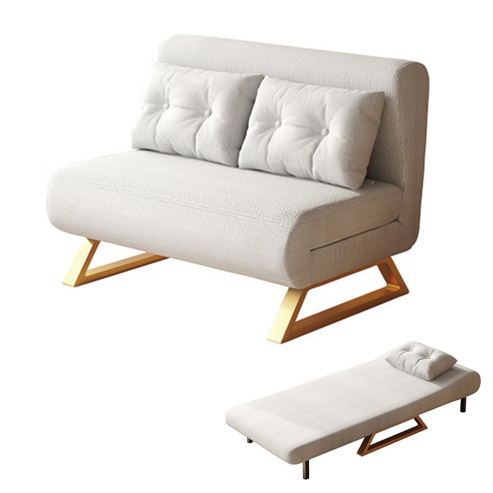 TWSOUL Schlafsofa Klappbares Schlafsofa,faltbares Gästebett, Rückenlehne in günstig online kaufen