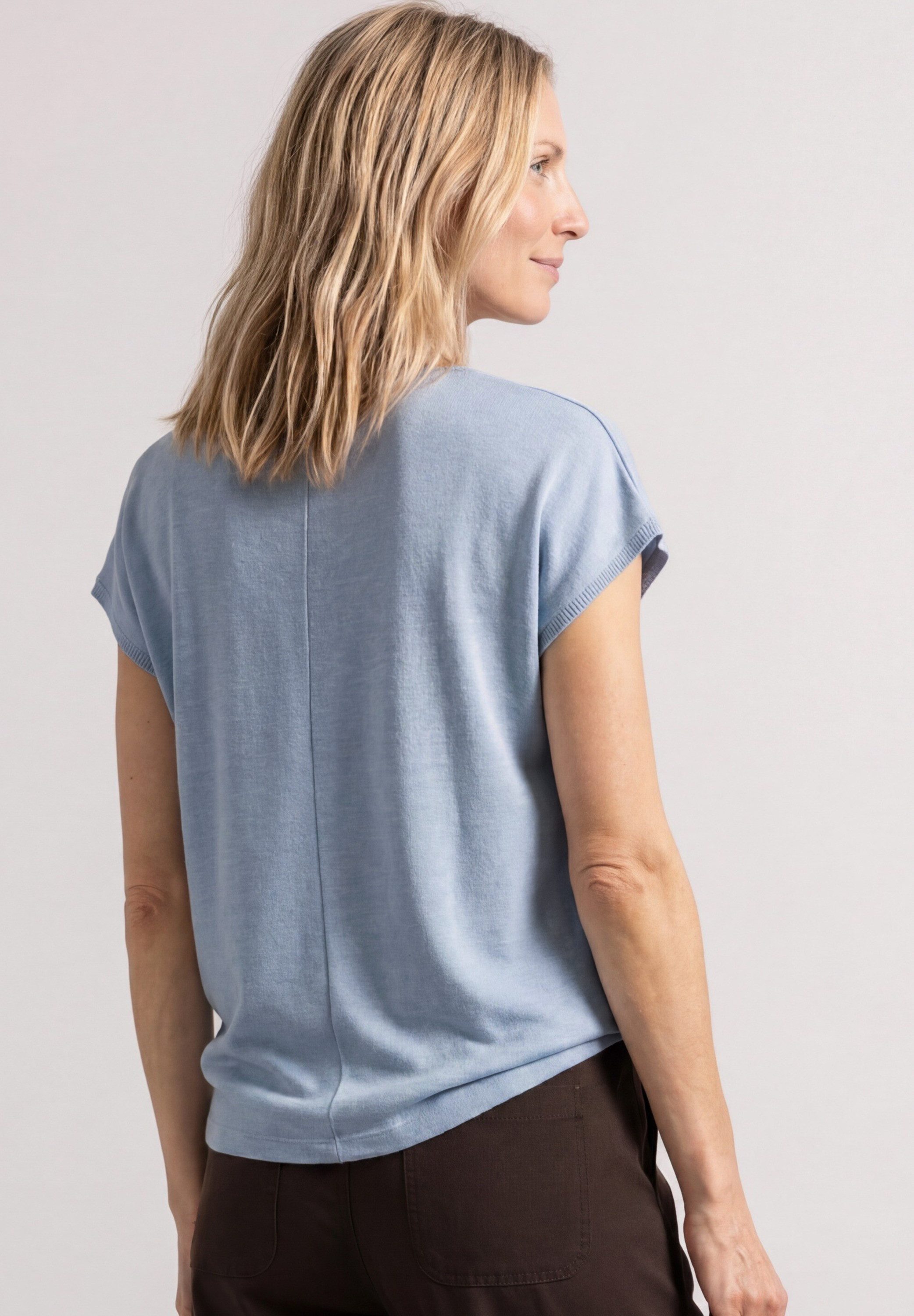 STREET ONE T-Shirt in Unifarbe