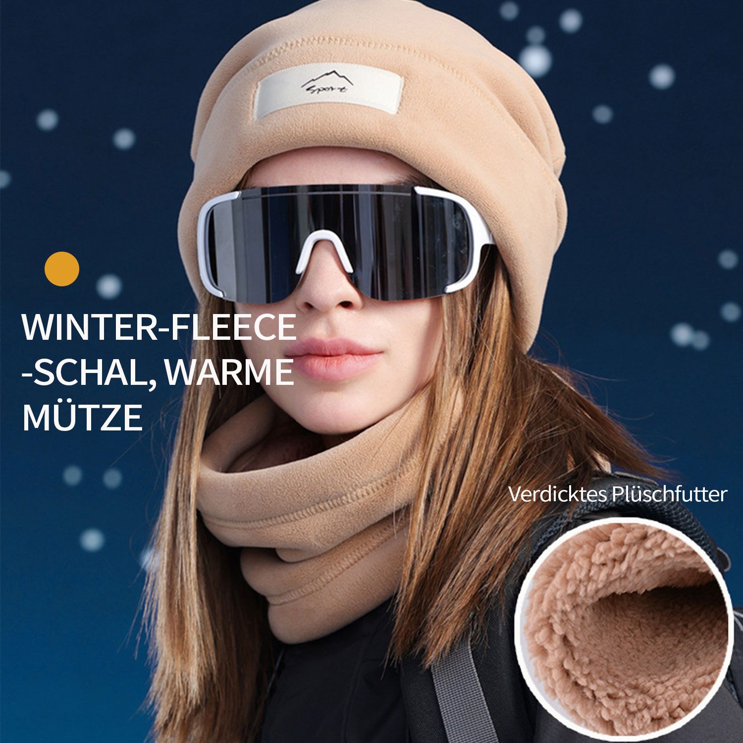 Refttenw Mütze & Schal Hut und das Schal-Set, gefüttert, Warm & Bequem,Unis günstig online kaufen