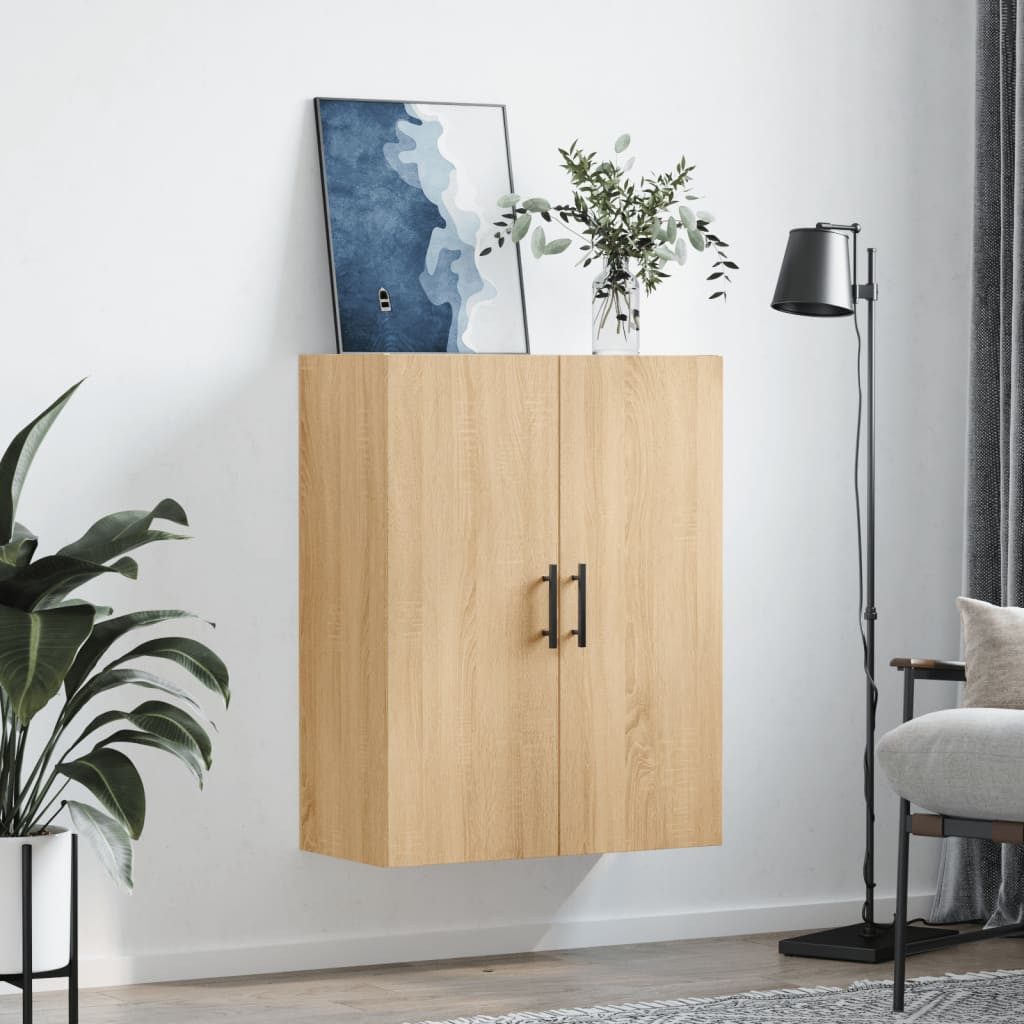 vidaXL Hängeschrank Wandschrank Sonoma-Eiche 69,5x34x90 cm günstig online kaufen