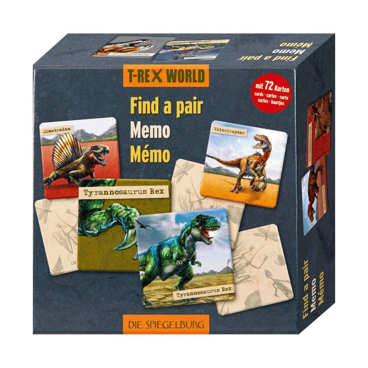 COPPENRATH DIE SPIEGELBURG Spiel Coppenrath 21609 - Die Spiegelburg - T-Rex World - Memo