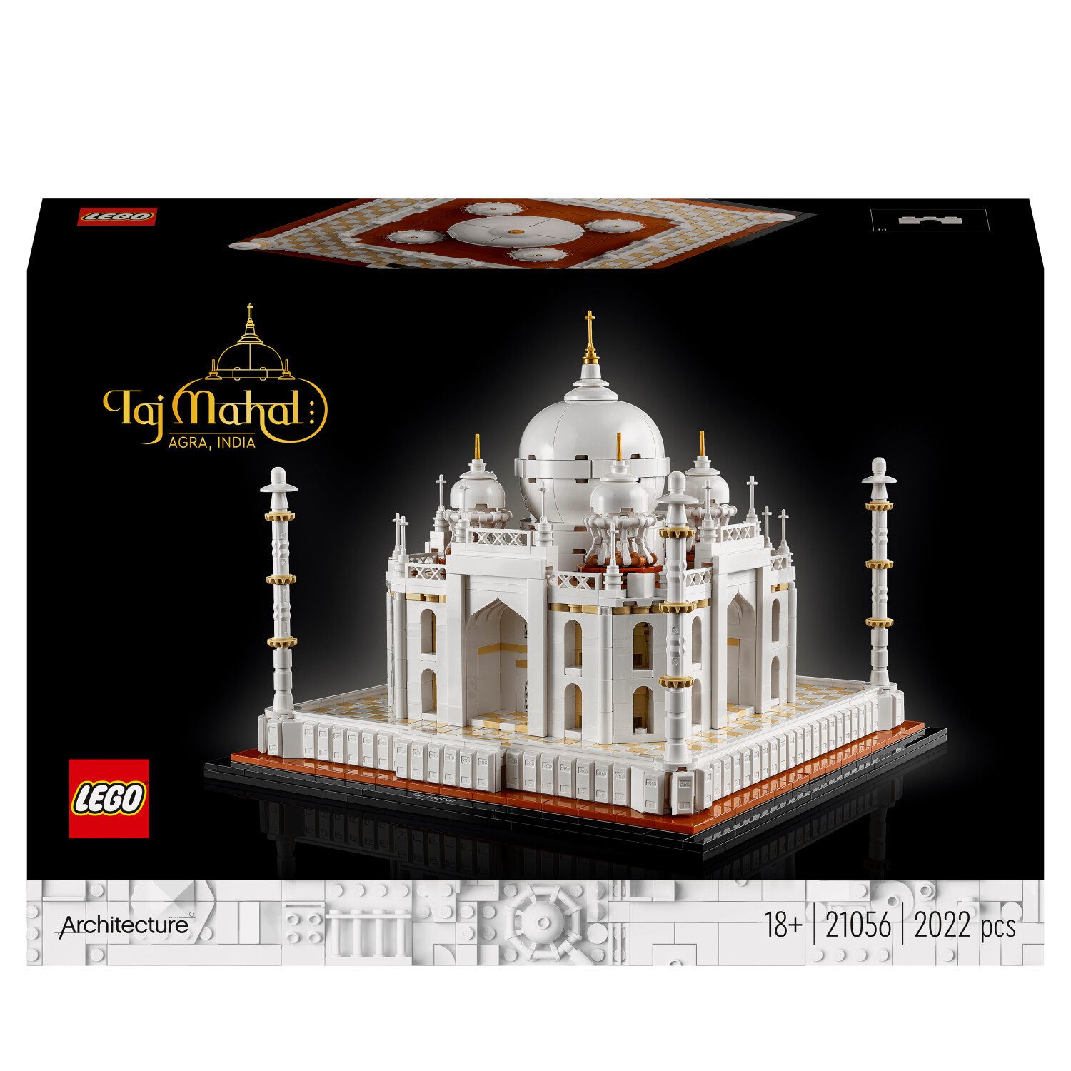 LEGO® Taj Mahal (21056) Spielbausteine, (2022 St)