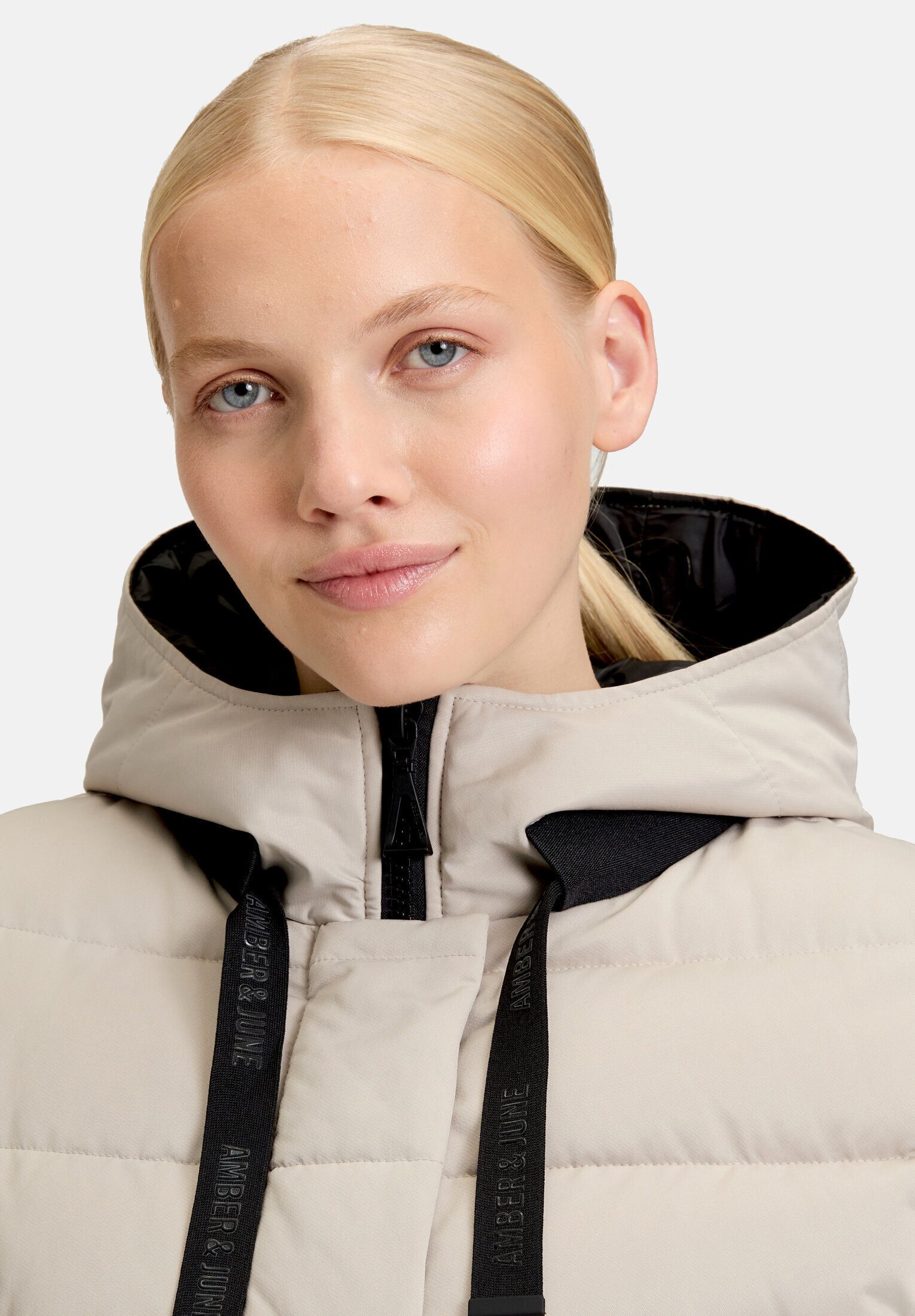 Amber & June Winterjacke Damen Kunstdaune