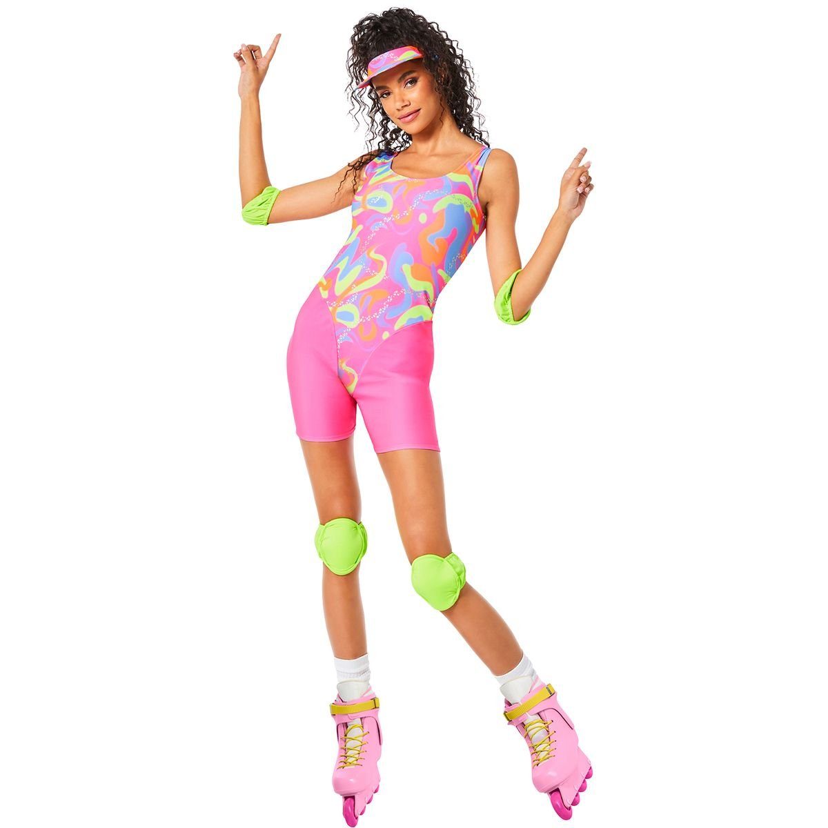 CHAKS Kostüm Barbie aus Barbie der Film Inliner-Barbie pink für Damen