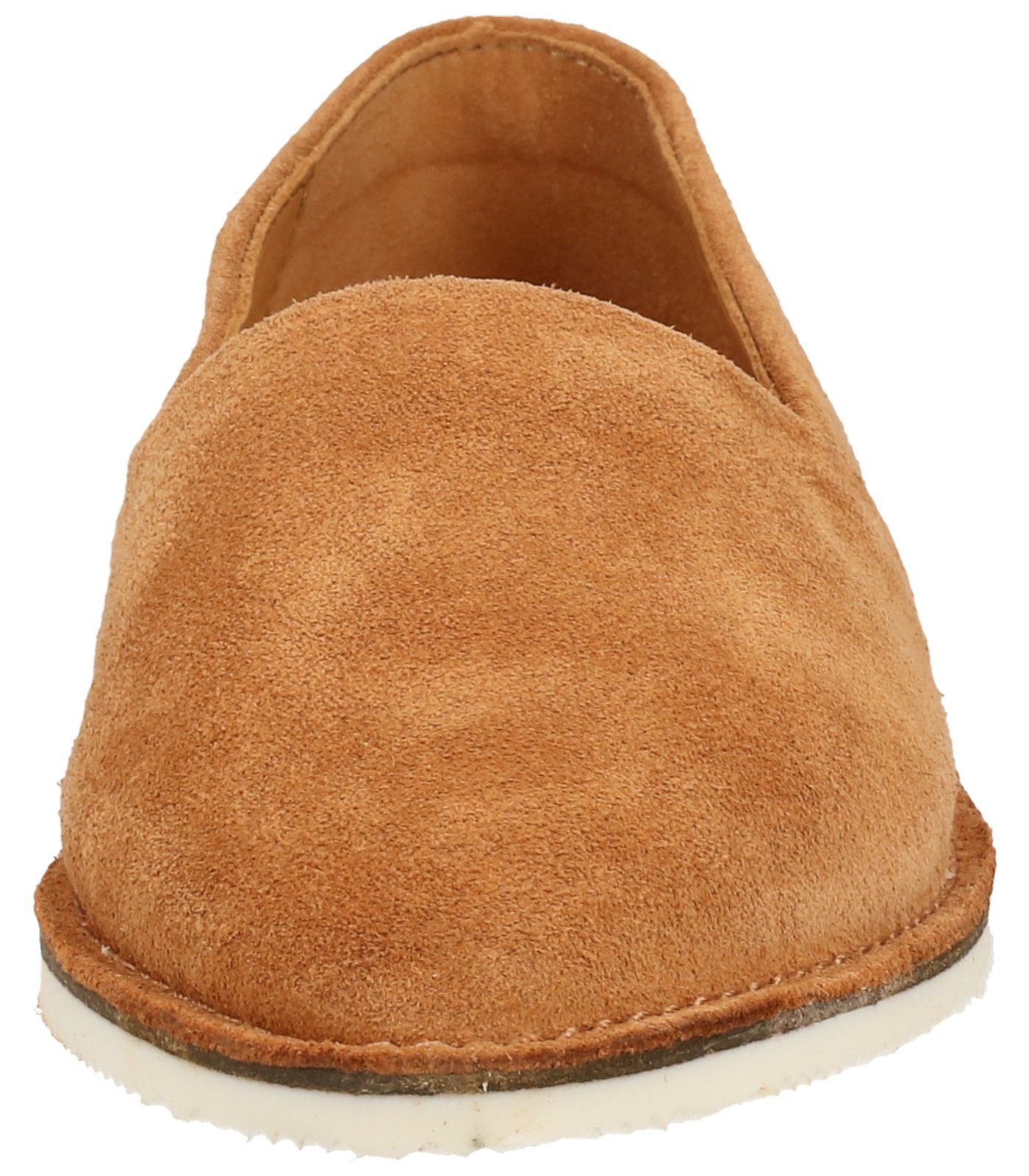 Shabbies Amsterdam Slipper Leder Slipper Hellbraun