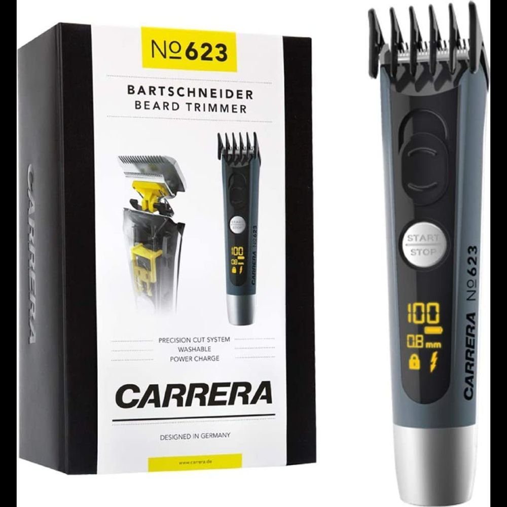 Carrera® Haar- und Bartschneider Akku Bartschneider Haarschneider Trimmer 4-14mm Aufsatz Li-Ion | Haarschneider