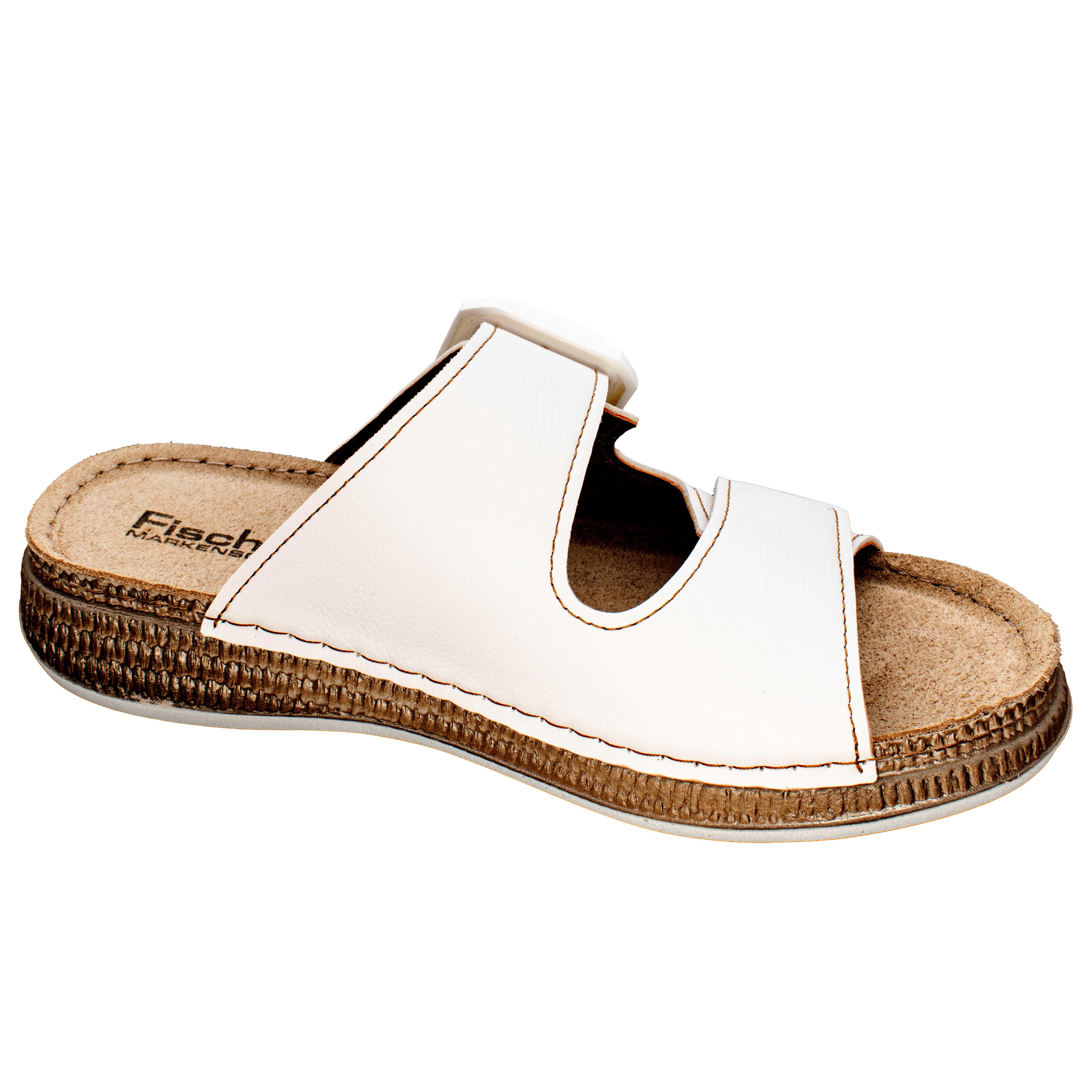 Fischer-Markenschuh Tanja Pantolette aus Nappalino (Lederimitat), günstig online kaufen