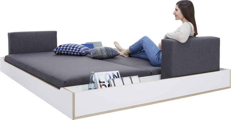 Müller SMALL LIVING Futonbett MAUDE Bett, Überlänge 210 cm