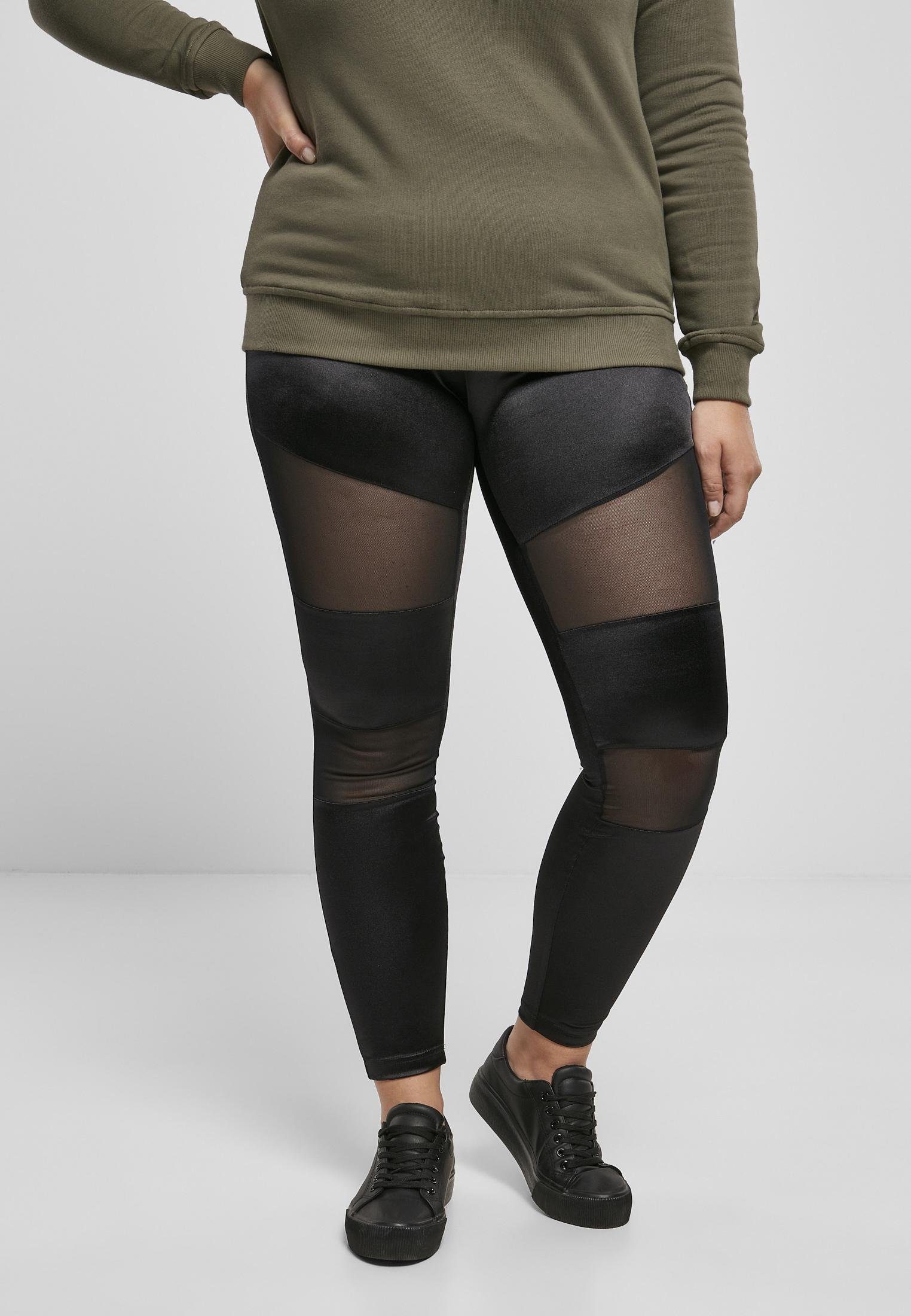 Leggings Ladies Shiny Tech Mesh Leggings XS bis 5XL