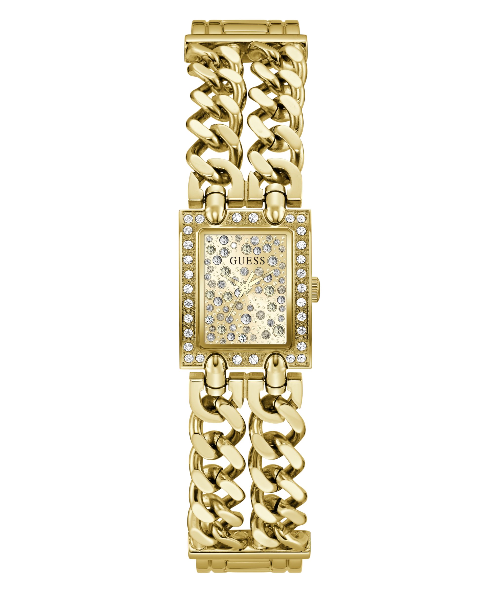 Guess Quarzuhr MICRO MOD GW1113L2, Armbanduhr, Damenuhr, Edelstahlarmband, analog