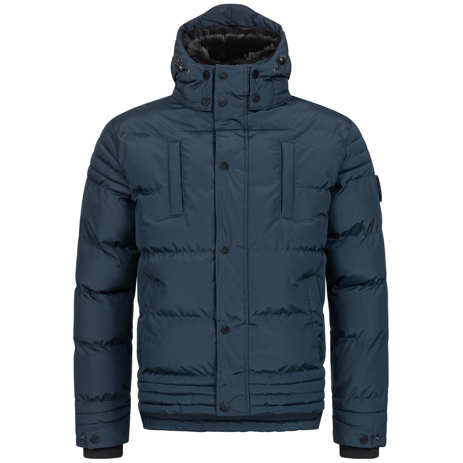 Alessandro Salvarini Winterjacke ASFabiano mit warmem Teddyfell und abnehmbarer Kapuze – Bild 4 von 5