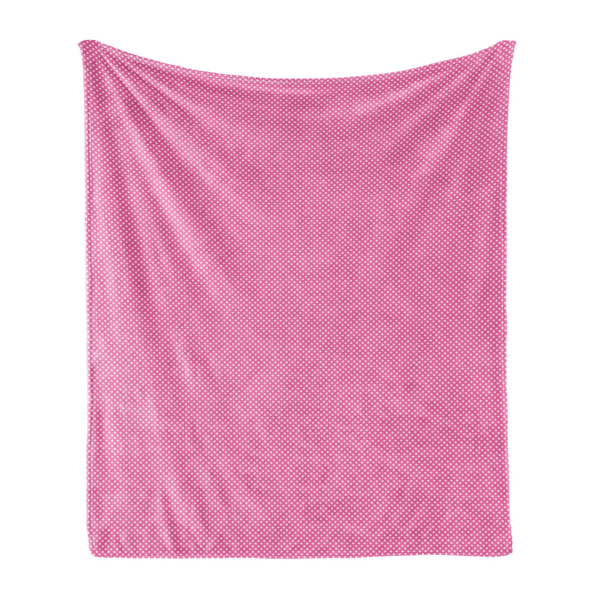 Wohndecke Gemütlicher Plüsch für den Innen- und Außenbereich, Abakuhaus, Rosa Tupfen Rose Hues Victorian