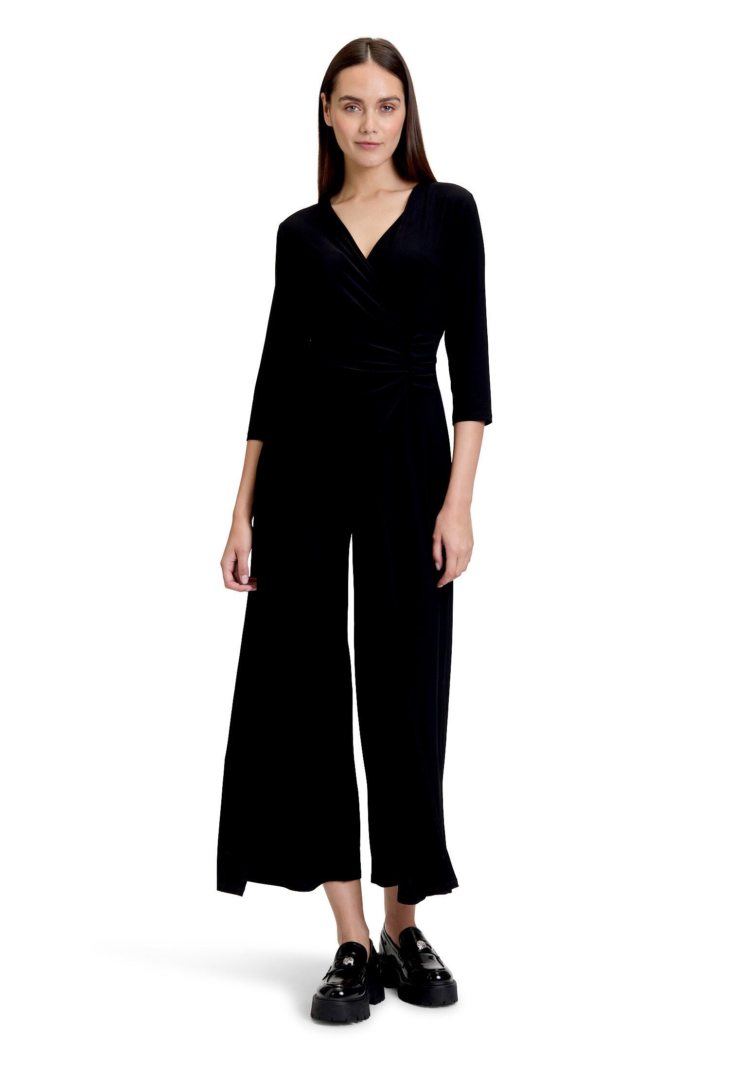 Cartoon Overall Damen mit weitem Bein (1-tlg)