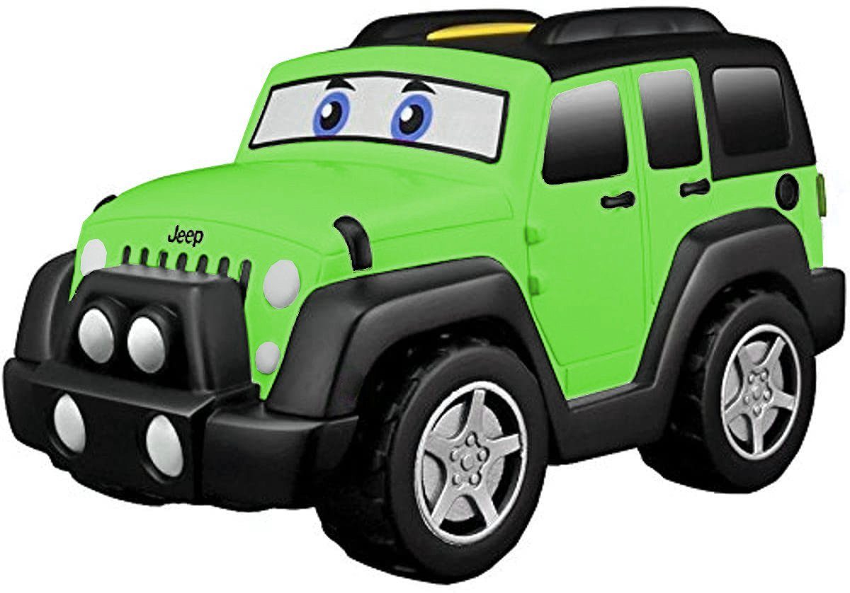 bbJunior Spielzeug-Auto BB Junior 16-81801 - Spielzeugauto - Jeep Touch & Go (grün)