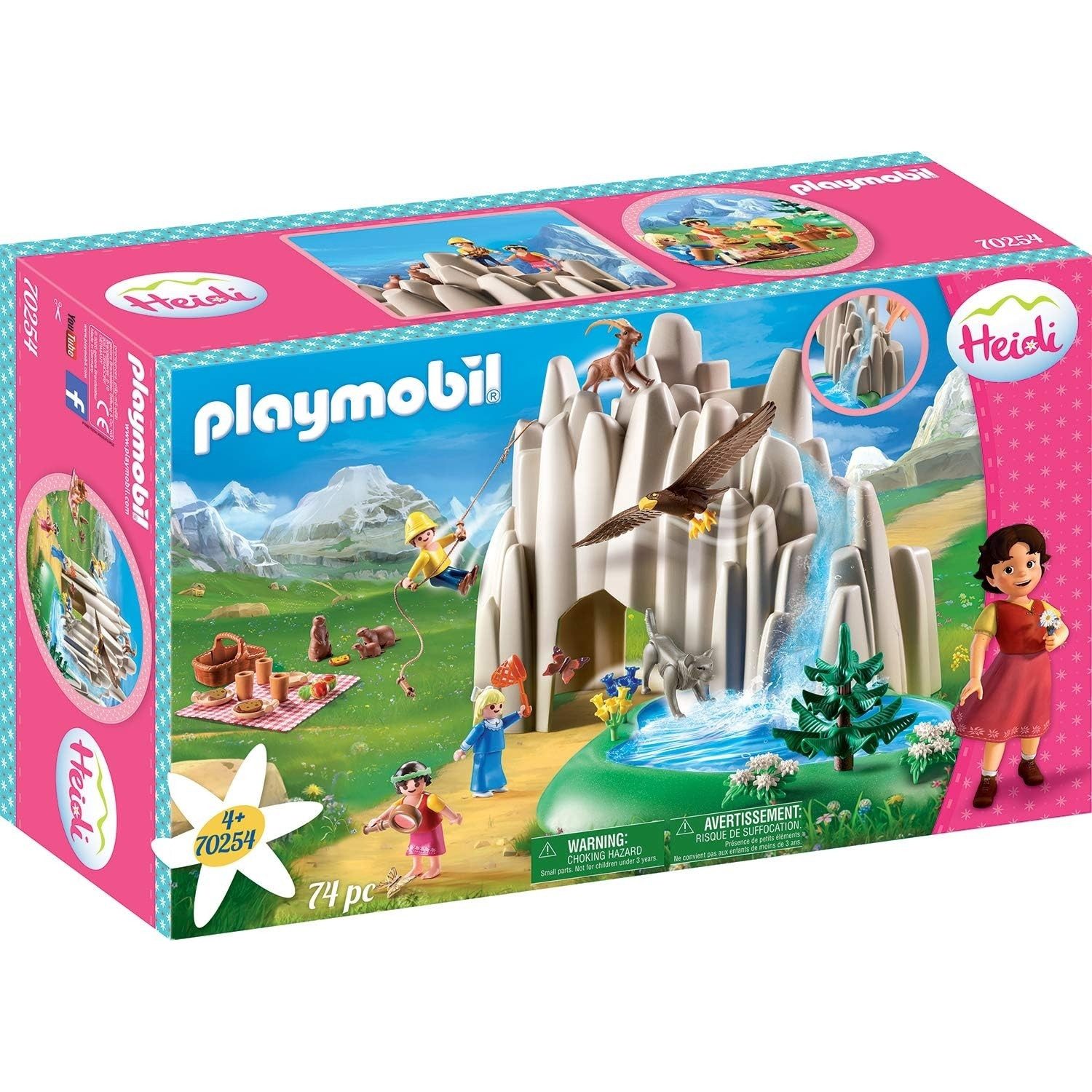 Playmobil® Heidi 70254 Am Kristallsee mit Heidi, Peter und Clara, Inkl. Was günstig online kaufen