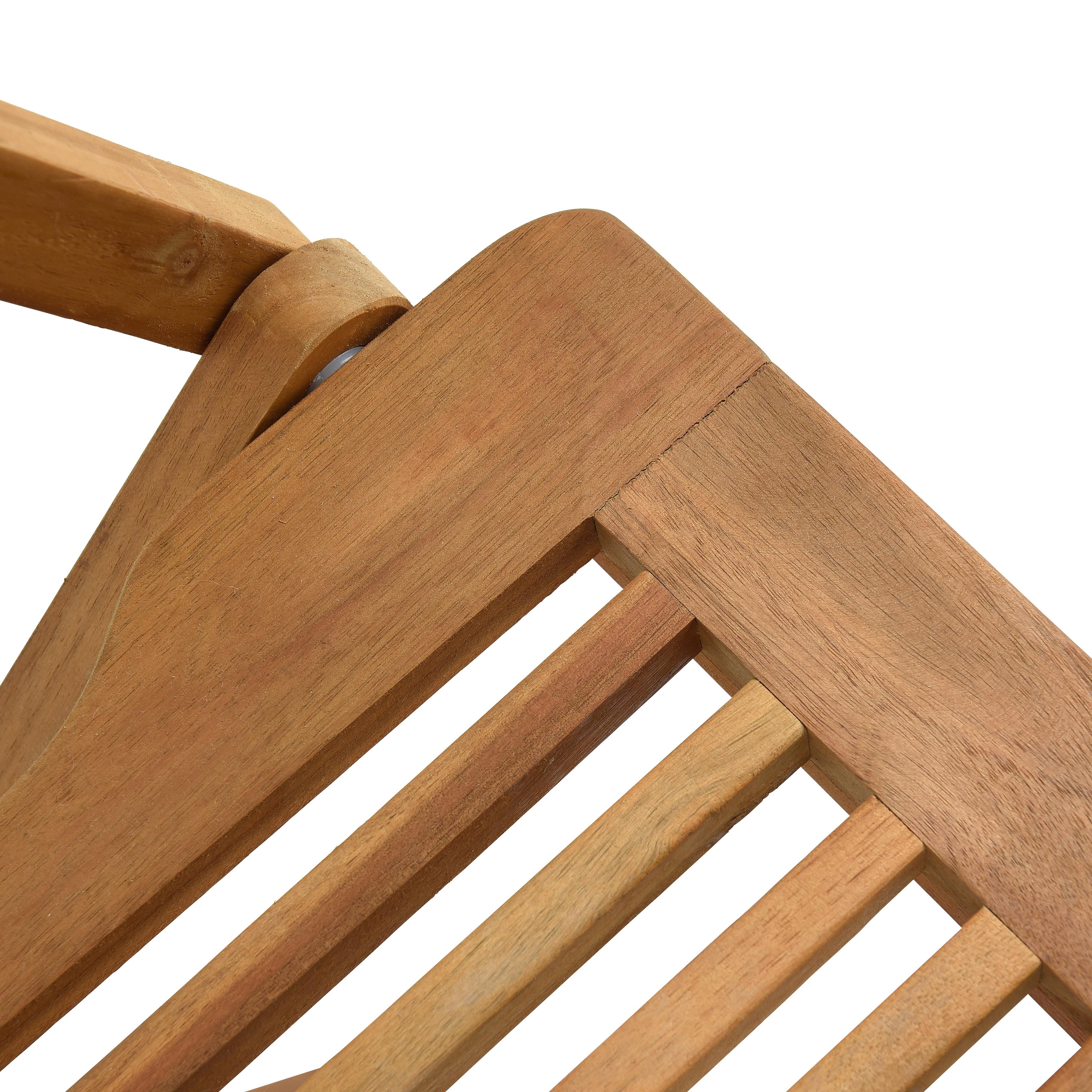 ESTEXO Klappstuhl Gartenstühle Holzstühle Klappstühle 2er Set Akazie Holz Stuhlset Bal