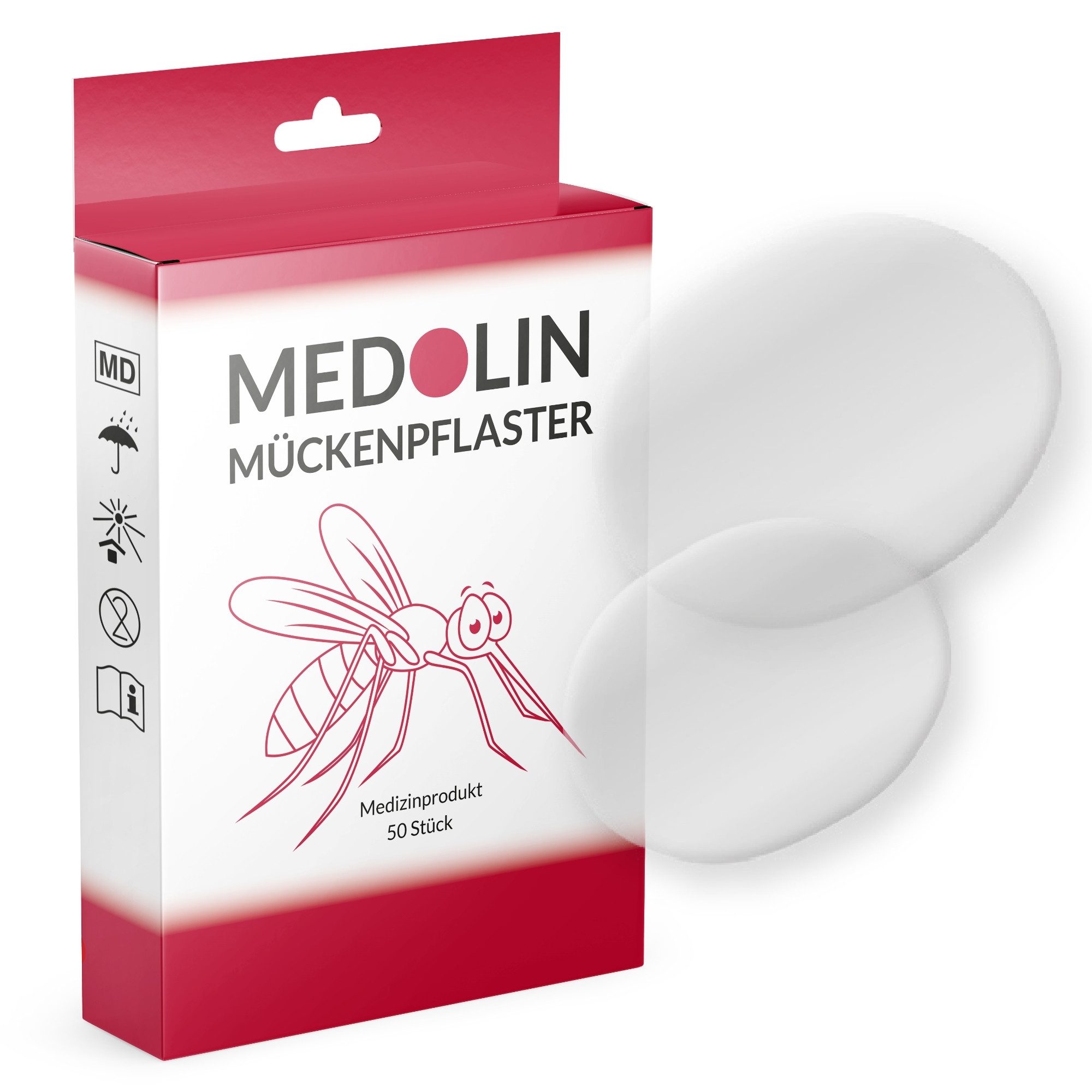Medolin Insektenstichpflaster Mückenpflaster bei Insektenstichen - Moskito Pflaster (1 St)