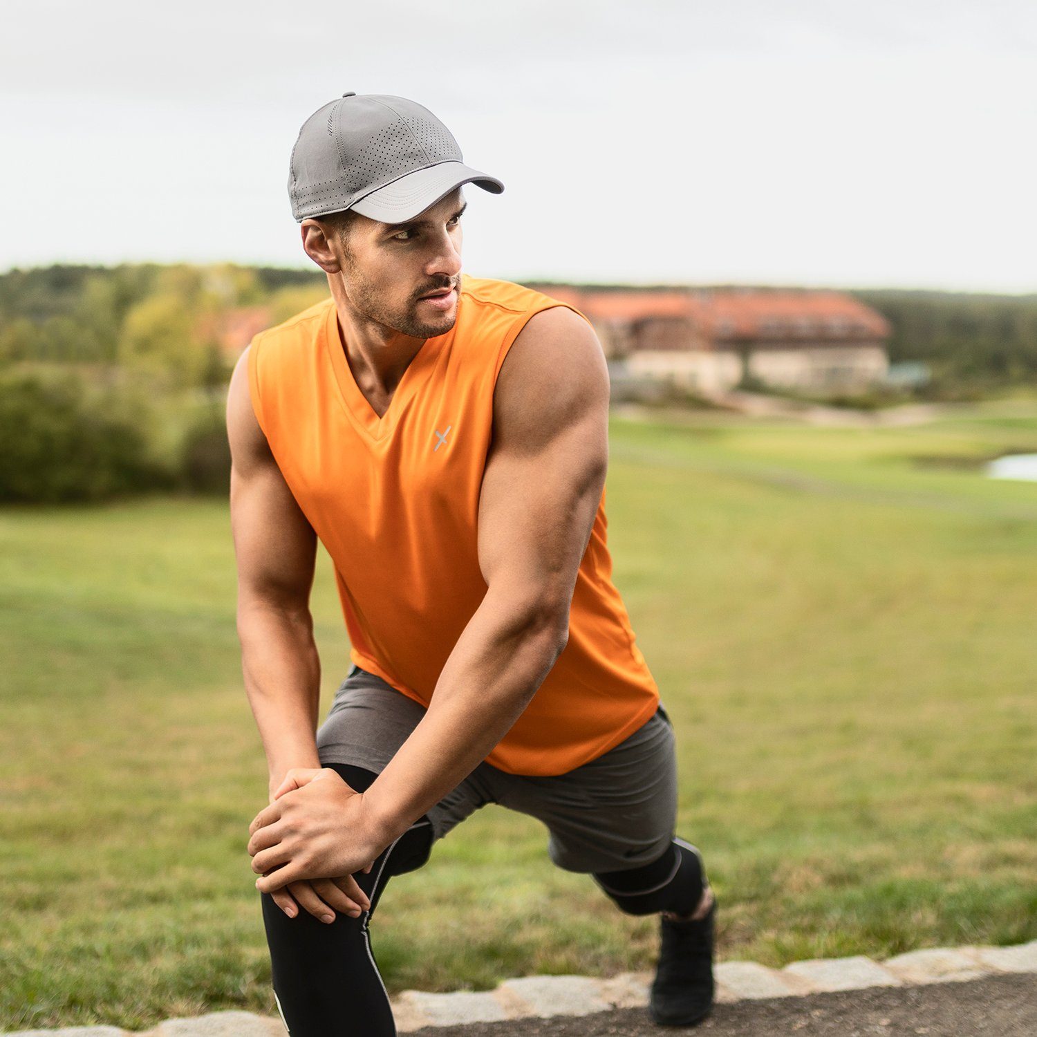 CFLEX Trainingsshirt Herren Sport Shirt Fitness Muscle-Shirt günstig online kaufen