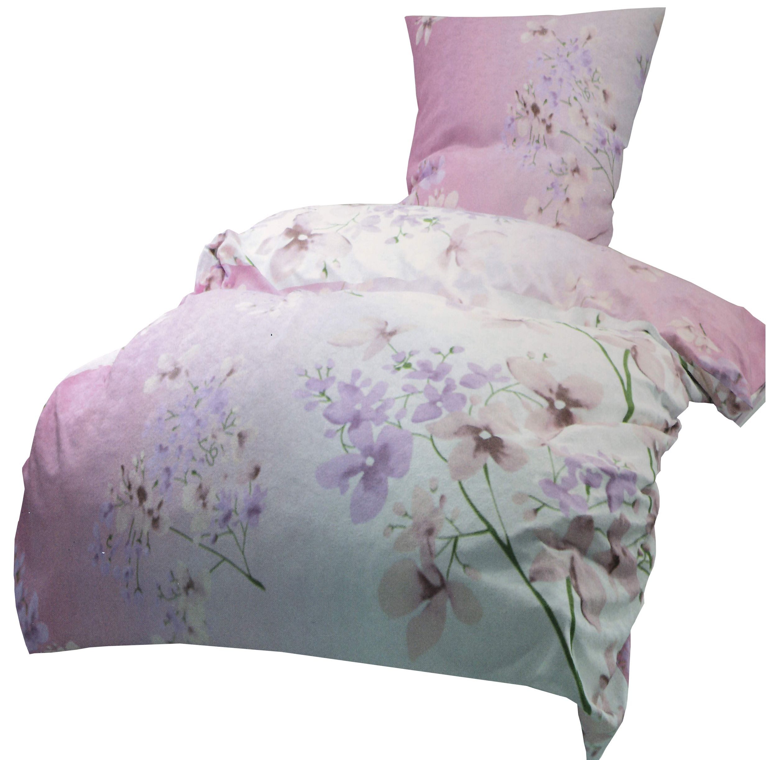 Leonado Vicenti Bettwäsche 135x200 samtig weich Velours, Microfaser, 4 teil günstig online kaufen