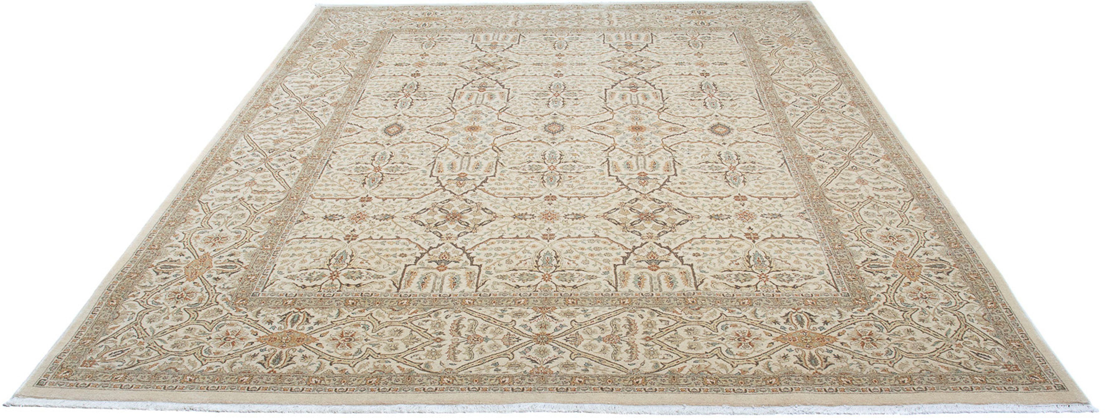 Orientteppich Ziegler - 309 x 245 cm - beige, morgenland, rechteckig, Höhe: 6 mm, Wohnzimmer, Handgeknüpft, Einzelstück mit Zertifikat