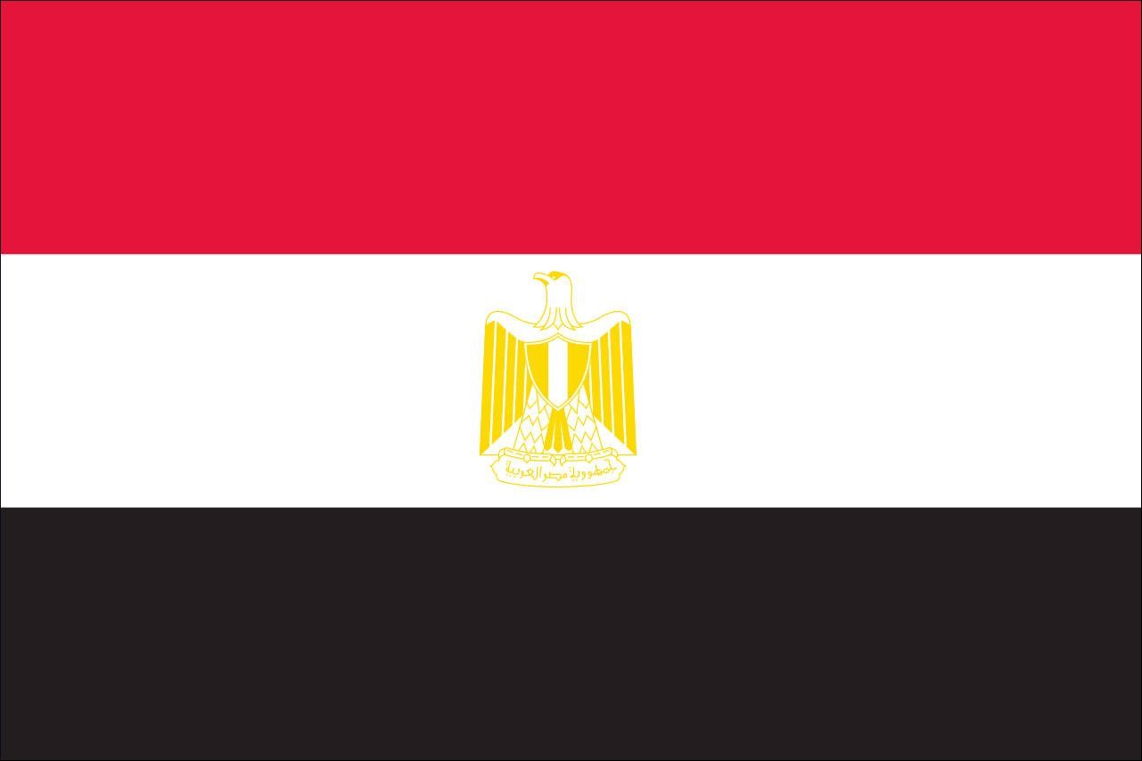 flaggenmeer Flagge Ägypten 80 g/m²