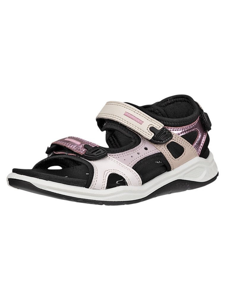 Ecco X-trinsic (Nubukleder) rosa/weiss Kinder Sandale