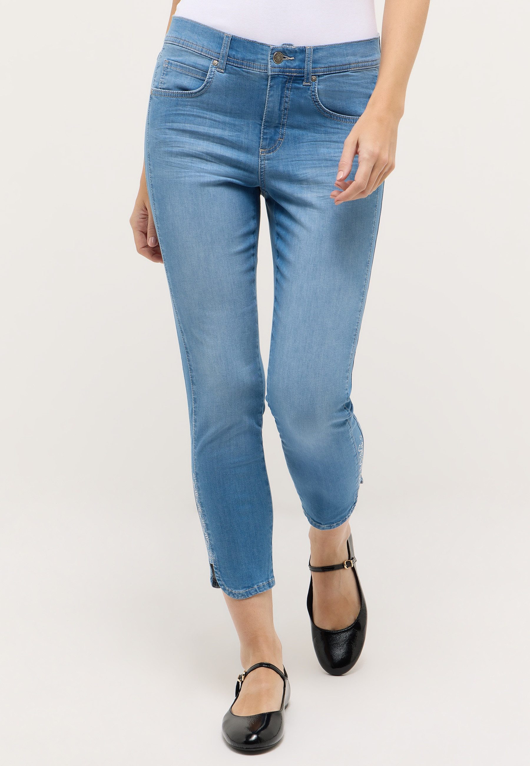 ANGELS Slim-fit-Jeans Ornella Sparkle mit Stretch