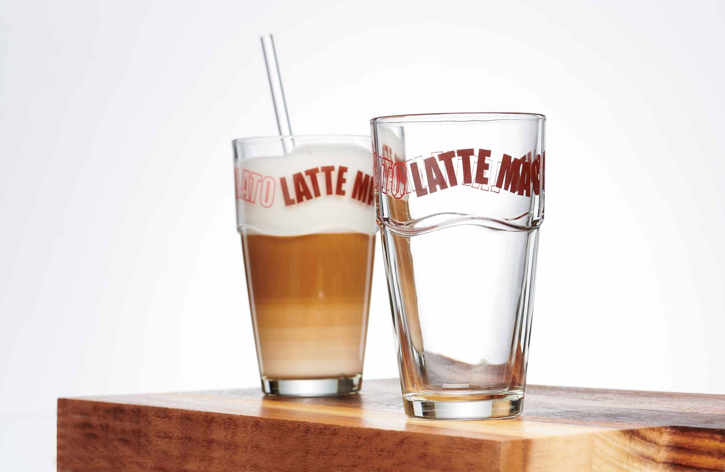 Ritzenhoff & Breker Latte-Macchiato-Glas Figaro Latte Macchiato Gläser 320 ml 6er Set, 6-tlg., Glas