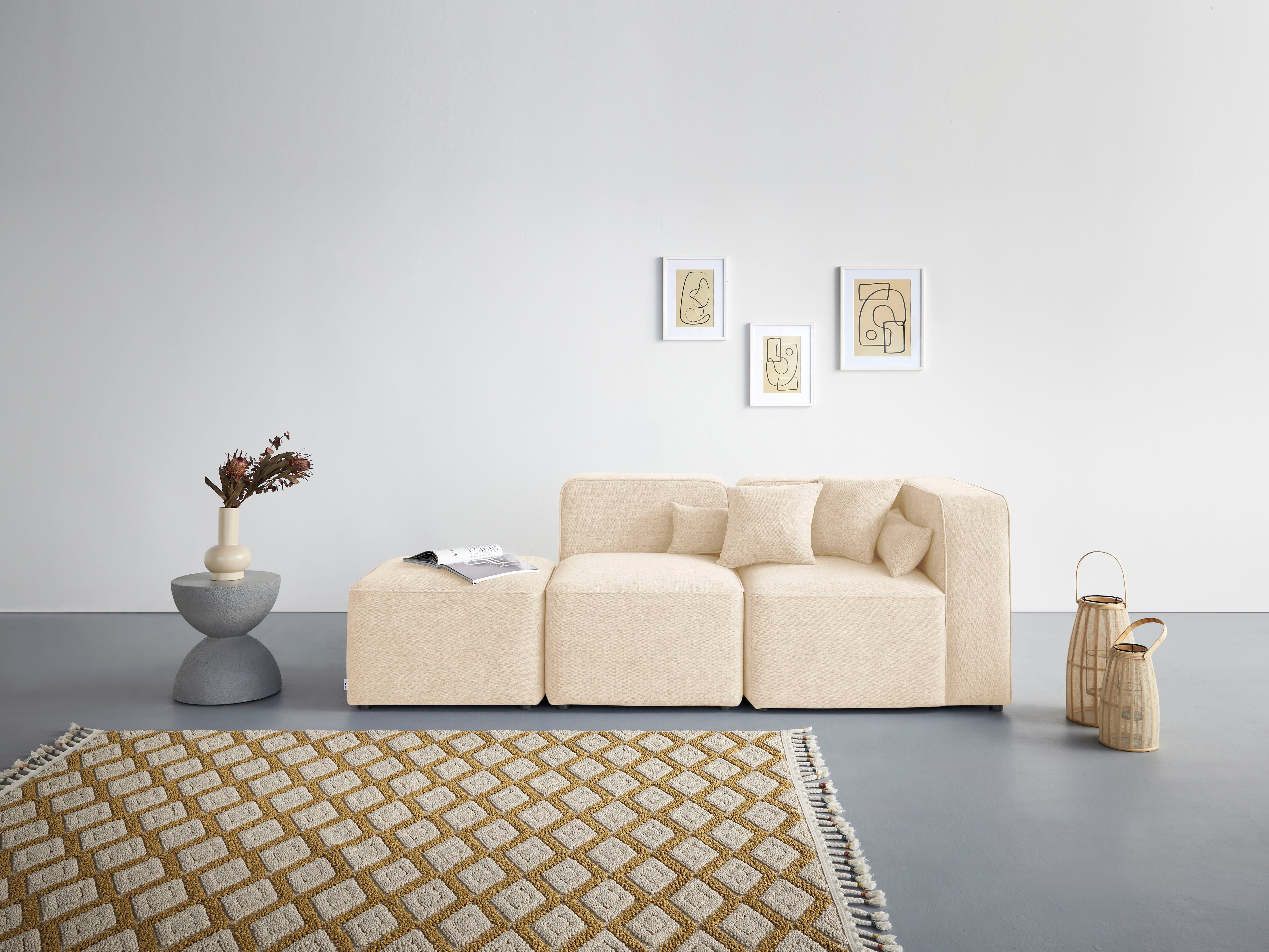 Home affaire 3-Sitzer Sundstrup, Modulserie, individuelle Zusammenstellung