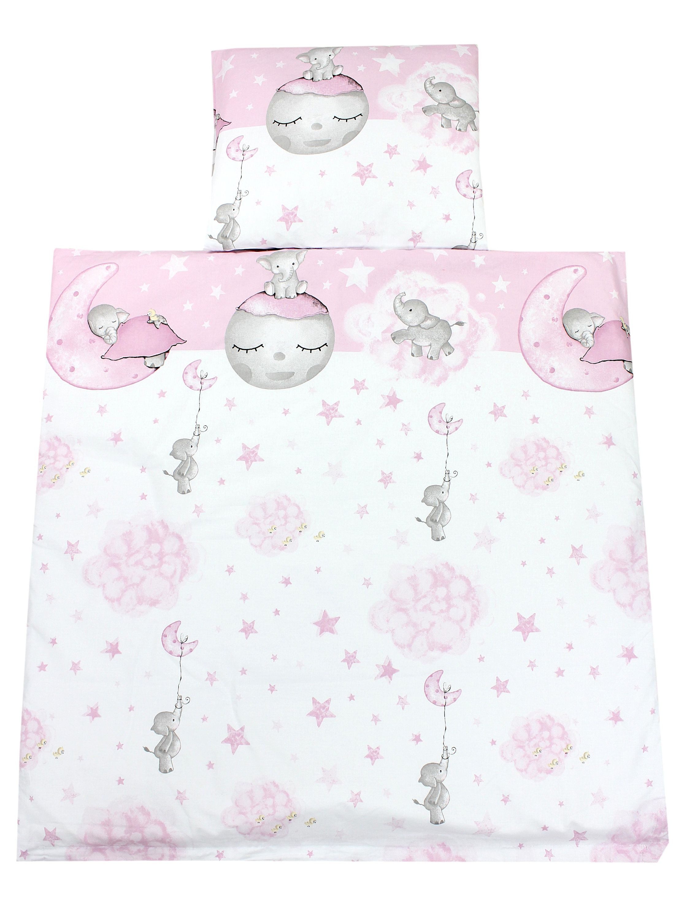 TupTam Babybettwäsche Baby Wiegenset 4-teilig Bettwäsche-Set: Bettdecke Bez günstig online kaufen