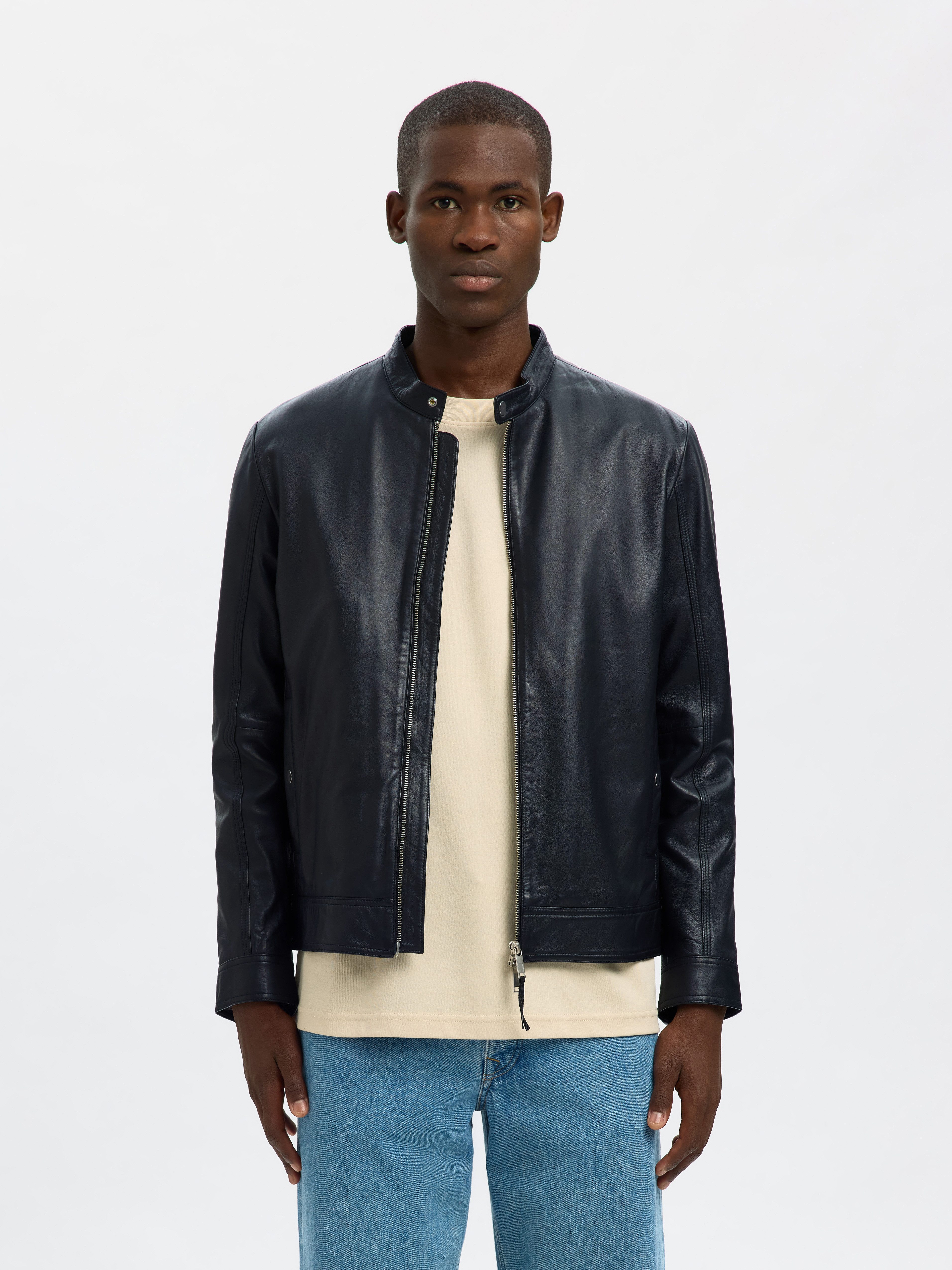 Selected Lederjacke ARCHIVE CLASSIC LEATHER JKT