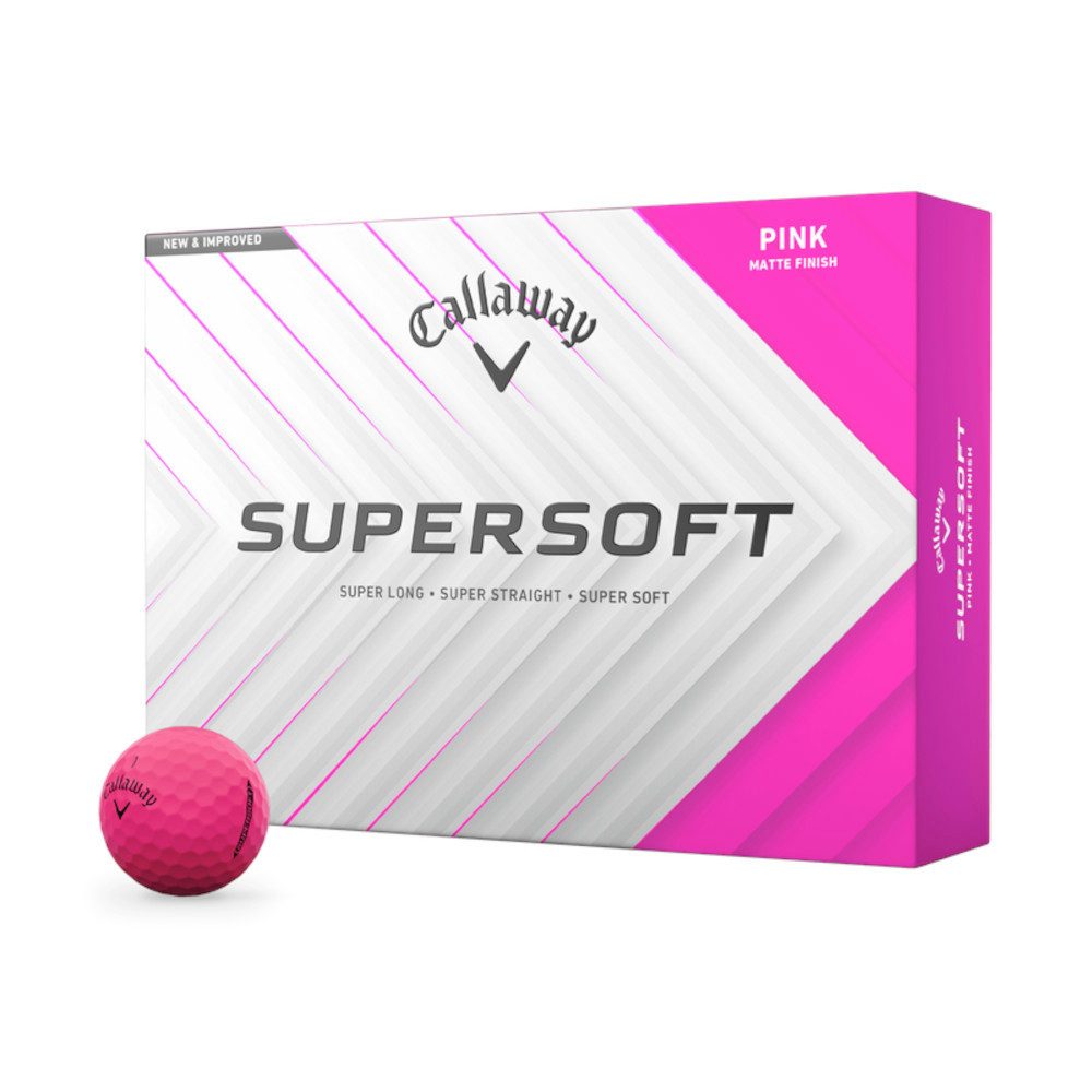 Callaway Golfball Callaway Golfball Supersoft 2025 Pink 1 Dutzend