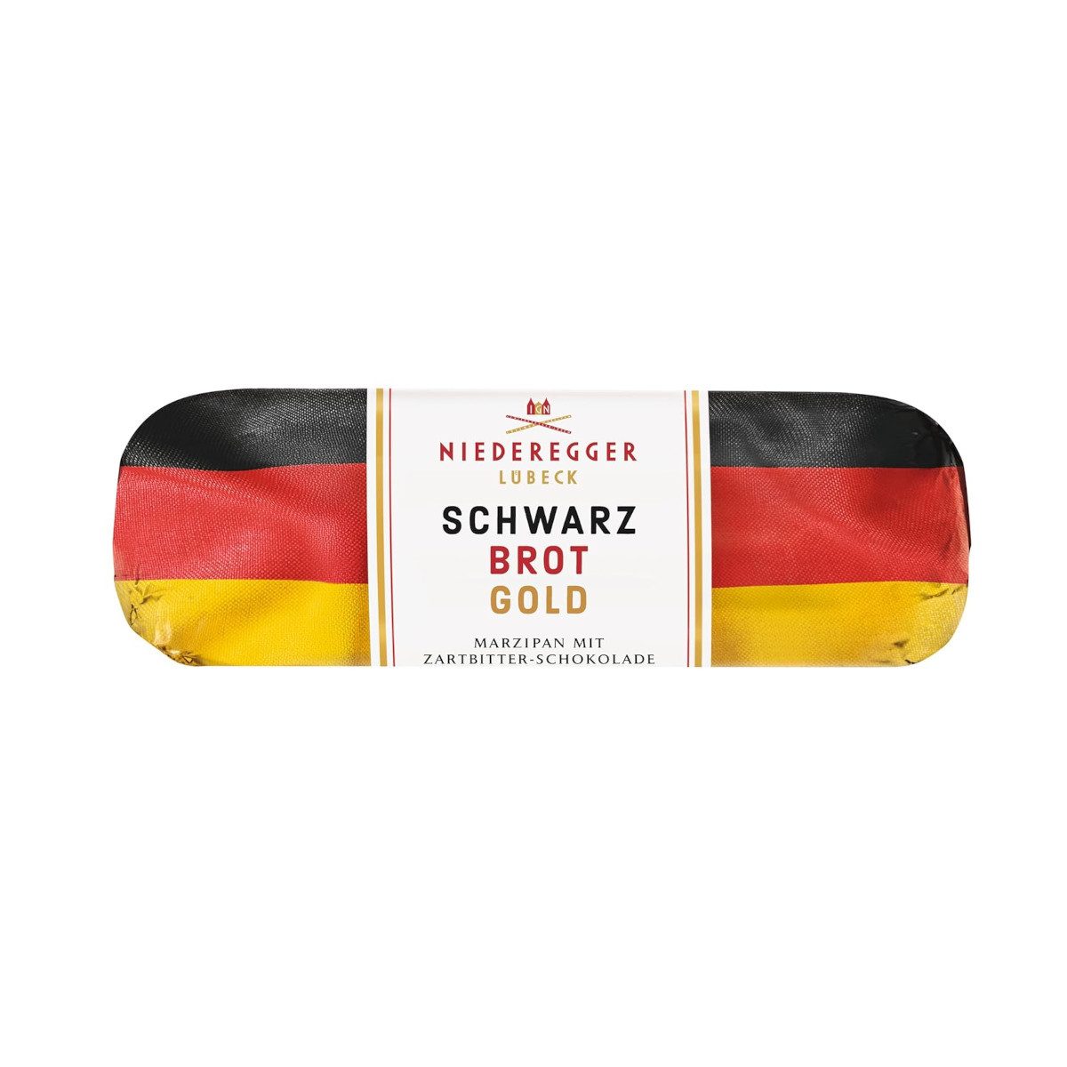 Niederegger Schokolade, Niederegger Marzipan Schwarzbrot Deutschland WM Artikel Packung 125g
